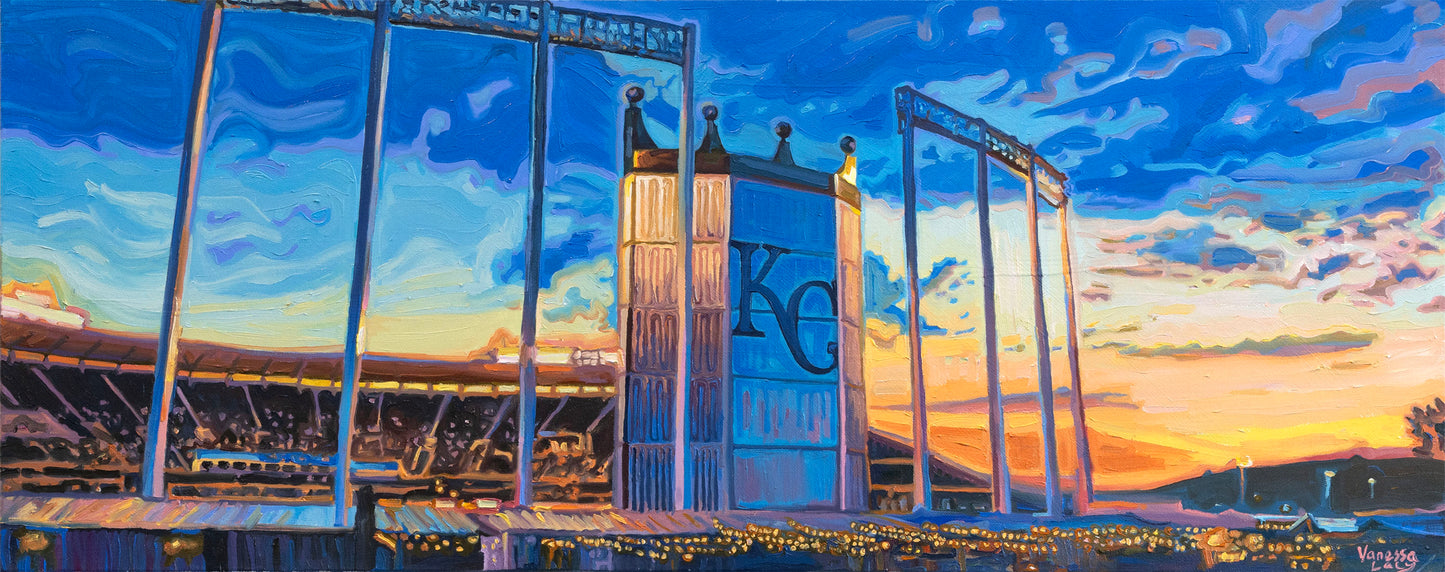 "Royal Hour" Original Oil Painting by Vanessa Lacy