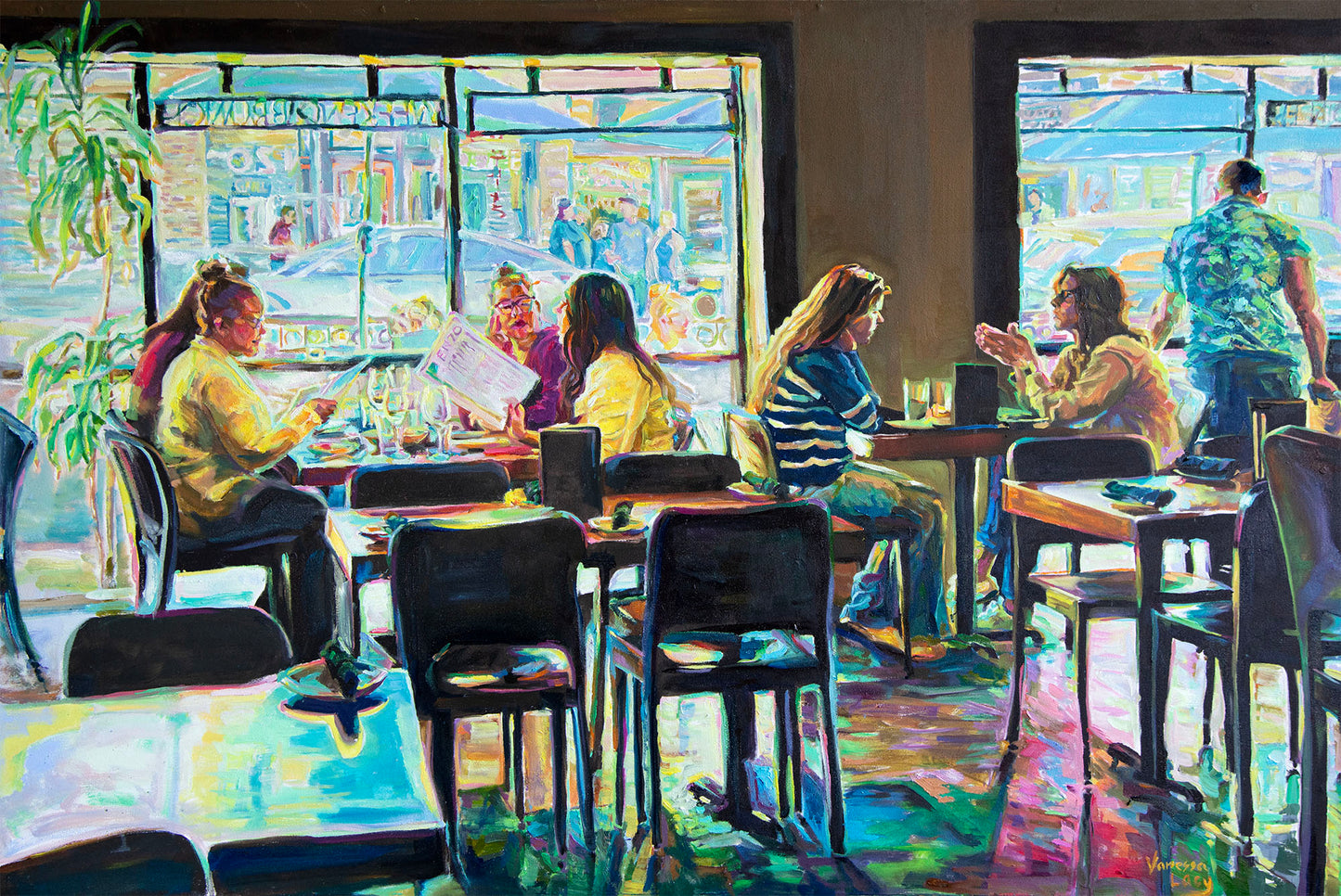 "Girl Brunch" Original Painting