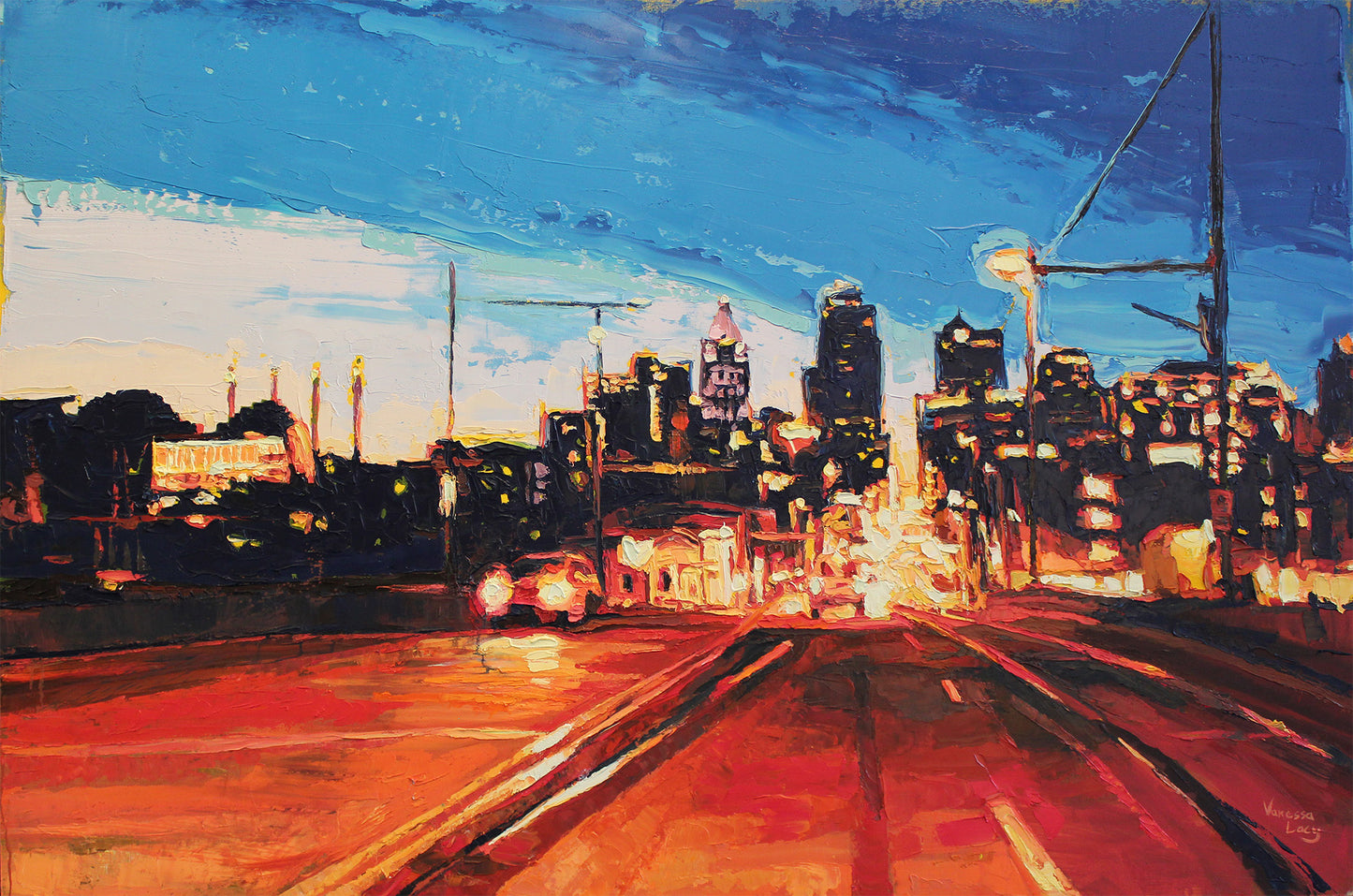 "Into the Belly of the Beast" Original Painting