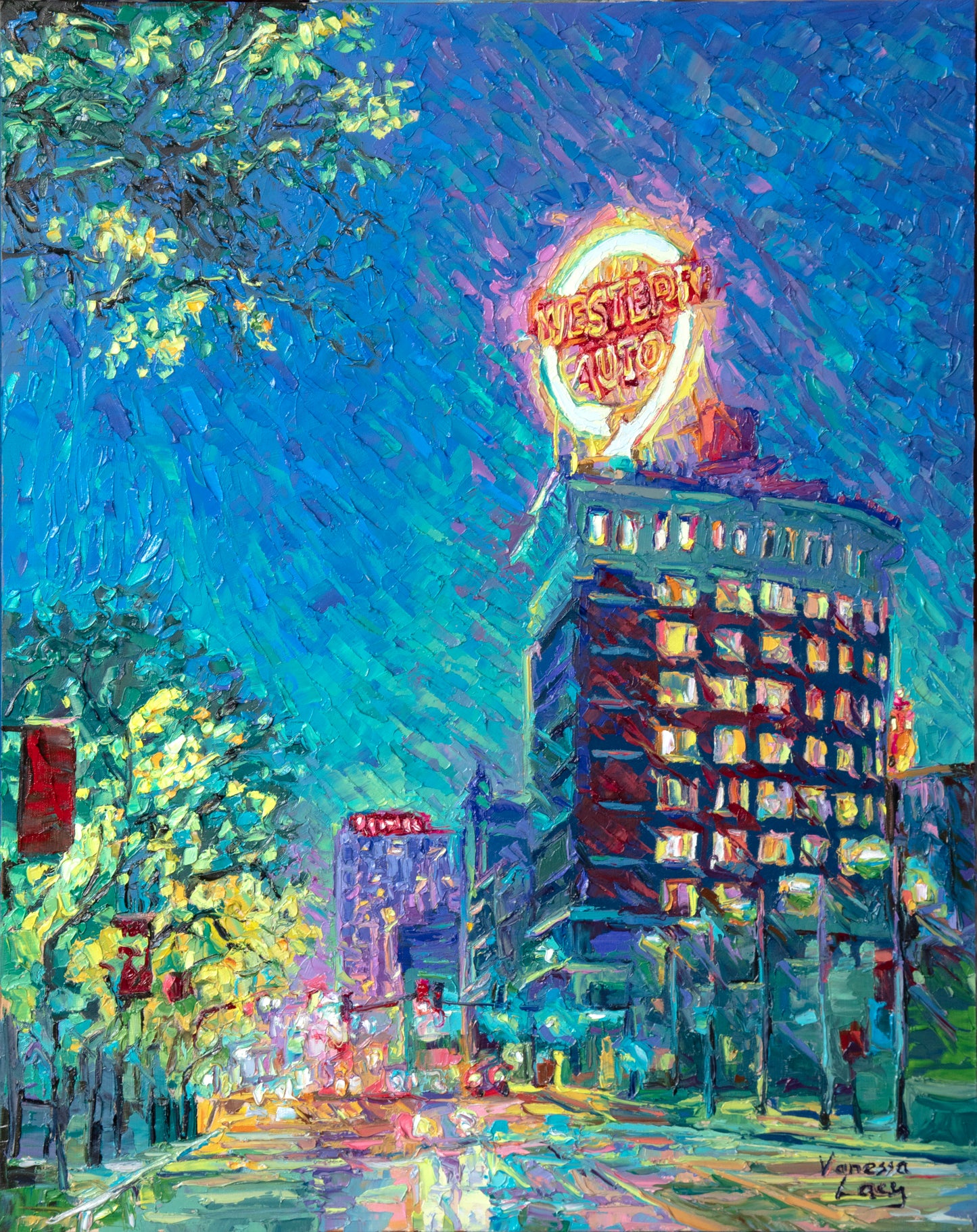 "All Quiet on the Western Front" Original Painting by Vanessa Lacy