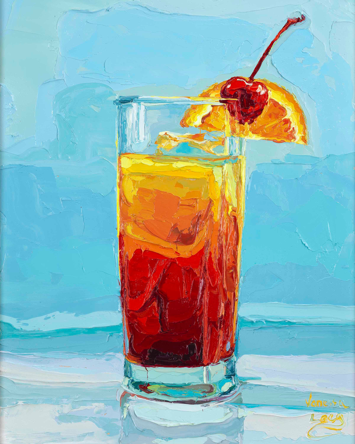 "Morning Thirst Trap" Original Painting