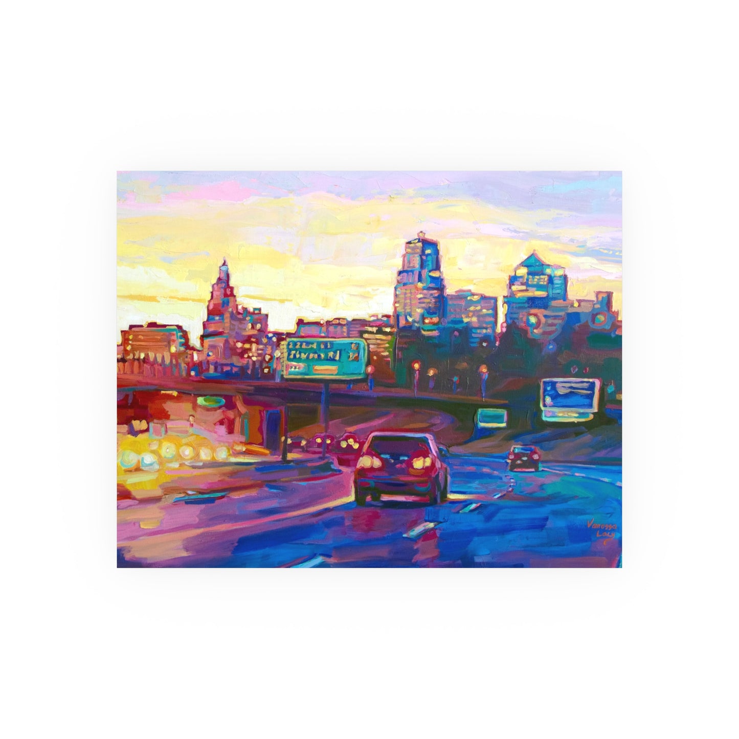 "49 North to KCMO" Fine Art Print by Vanessa Lacy