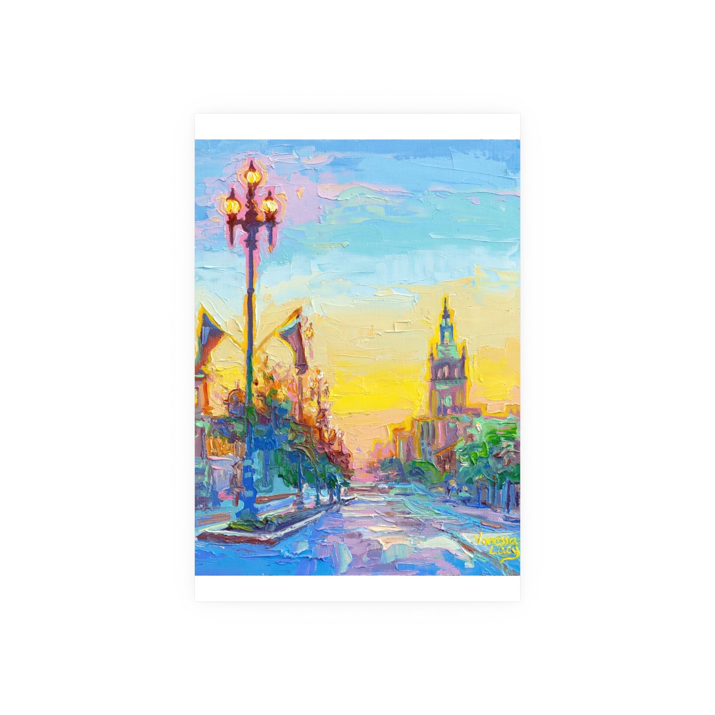 "Plaza Lanterns" by Vanessa Lacy