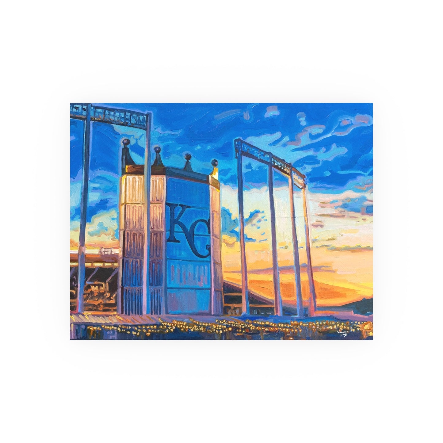 "Sunset Royals" by Vanessa Lacy