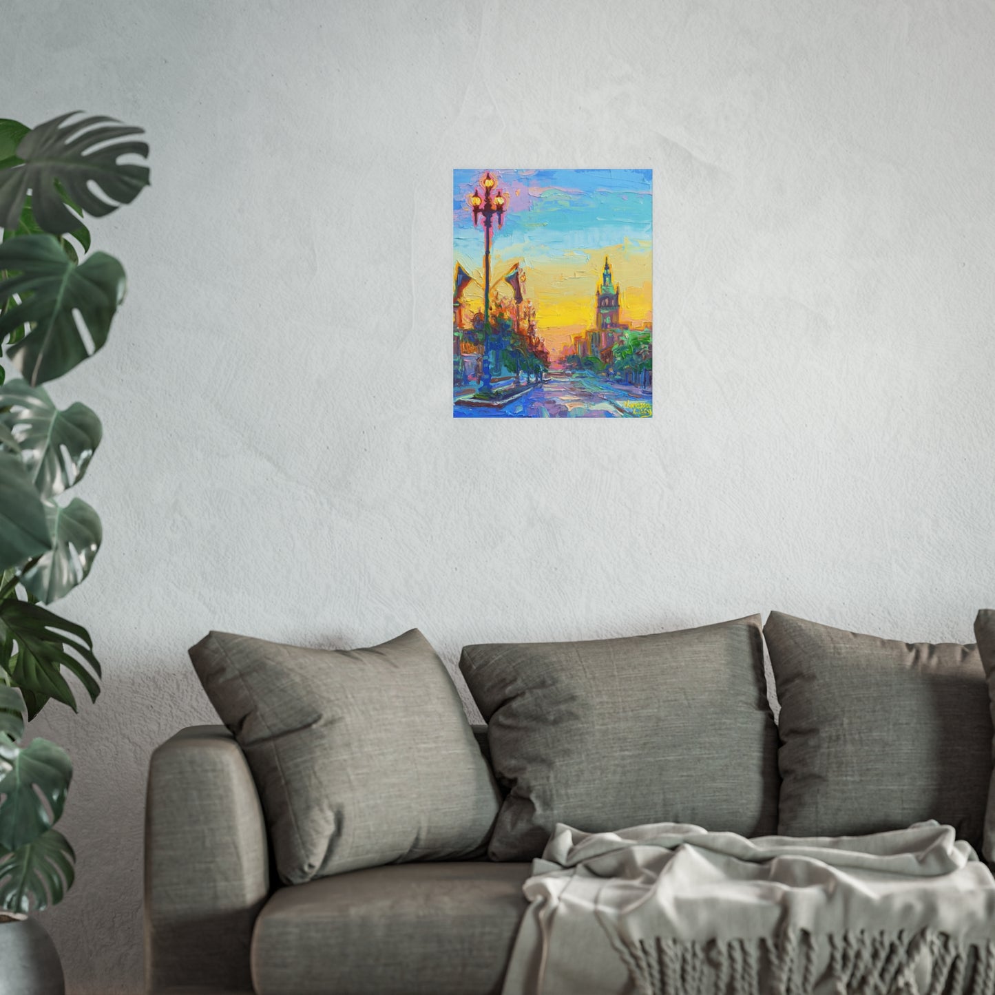 "Plaza Lanterns" by Vanessa Lacy