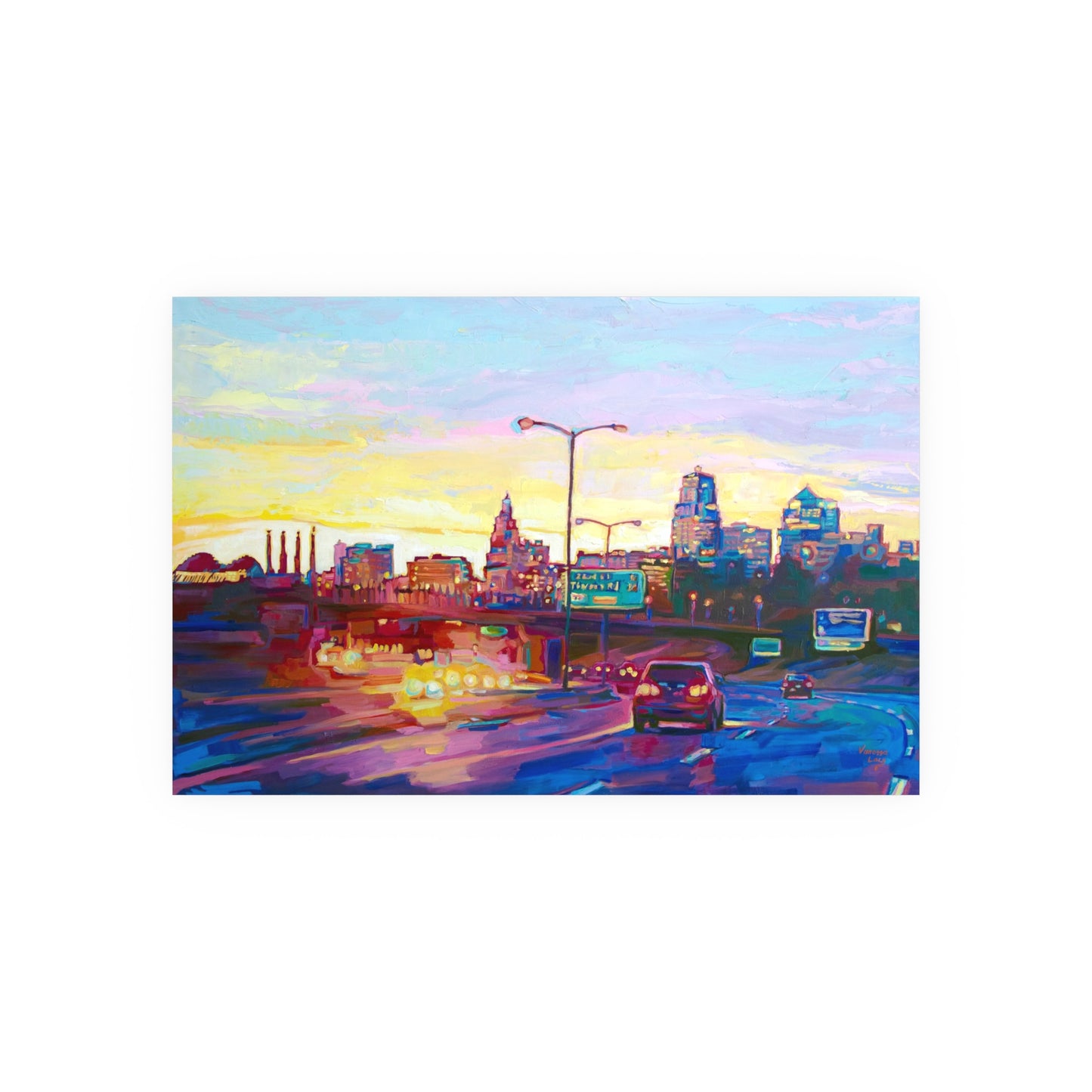 "49 North to KCMO" Fine Art Print by Vanessa Lacy