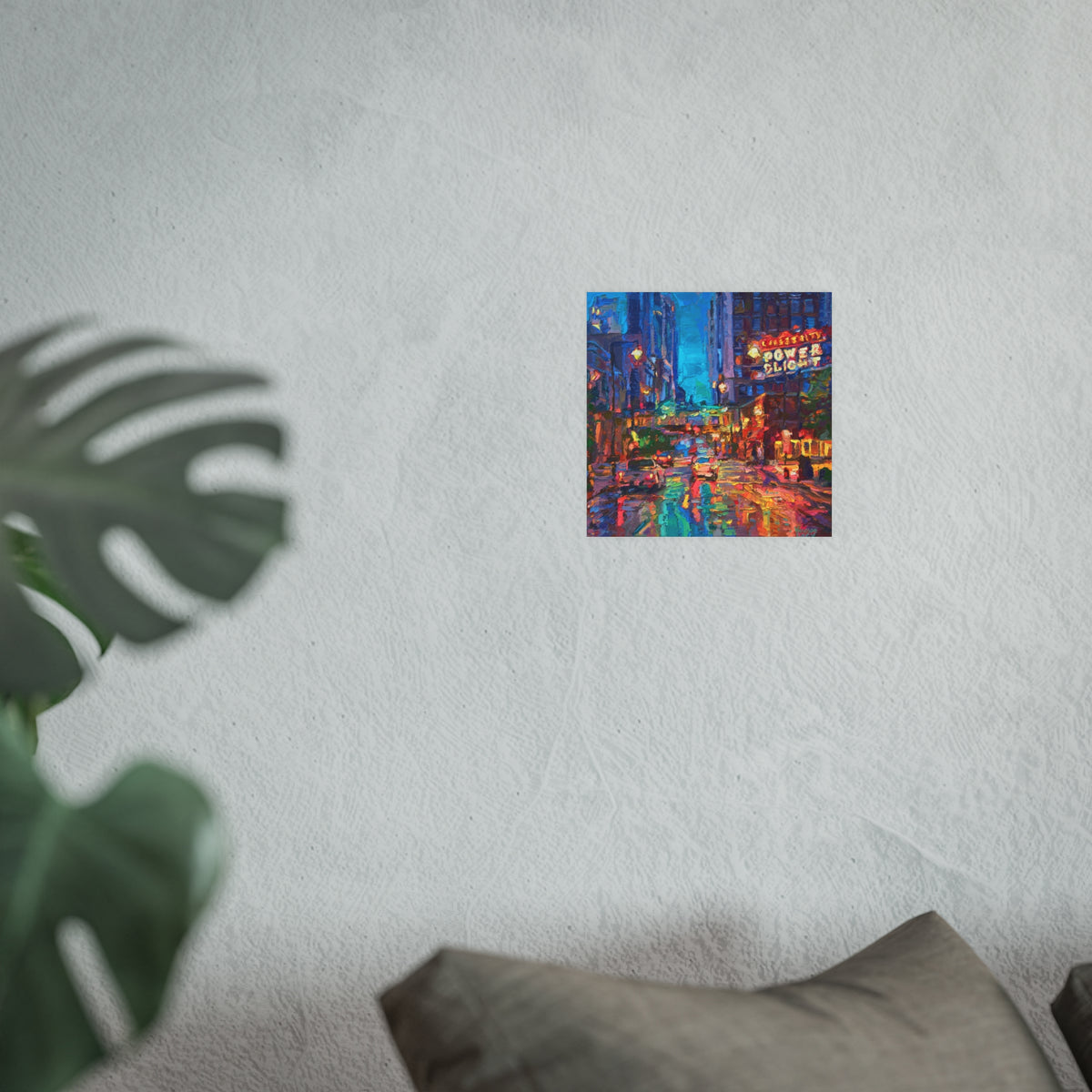 Copy of "Power and Light Wet Streets" Art Print by Vanessa Lacy