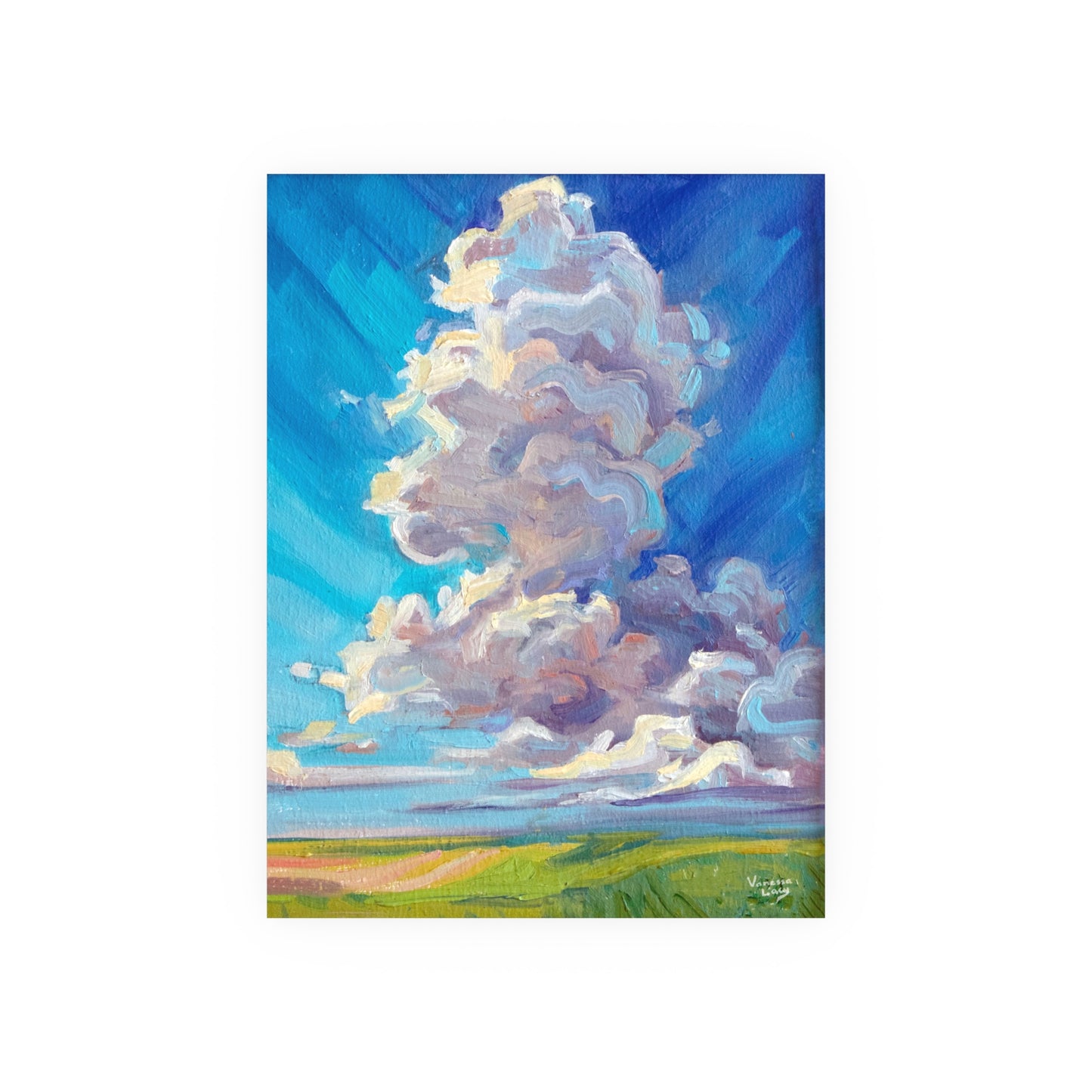 "Cloud Tower"" Art Print by Vanessa Lacy