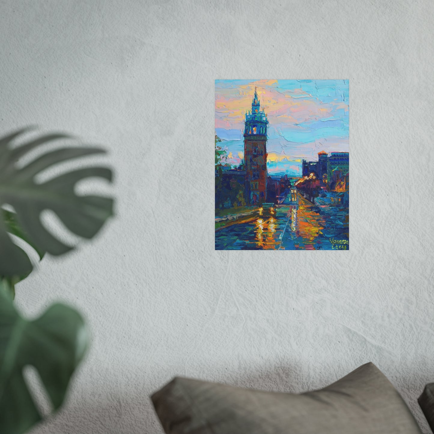 "Candied Plaza" art print by Vanessa Lacy