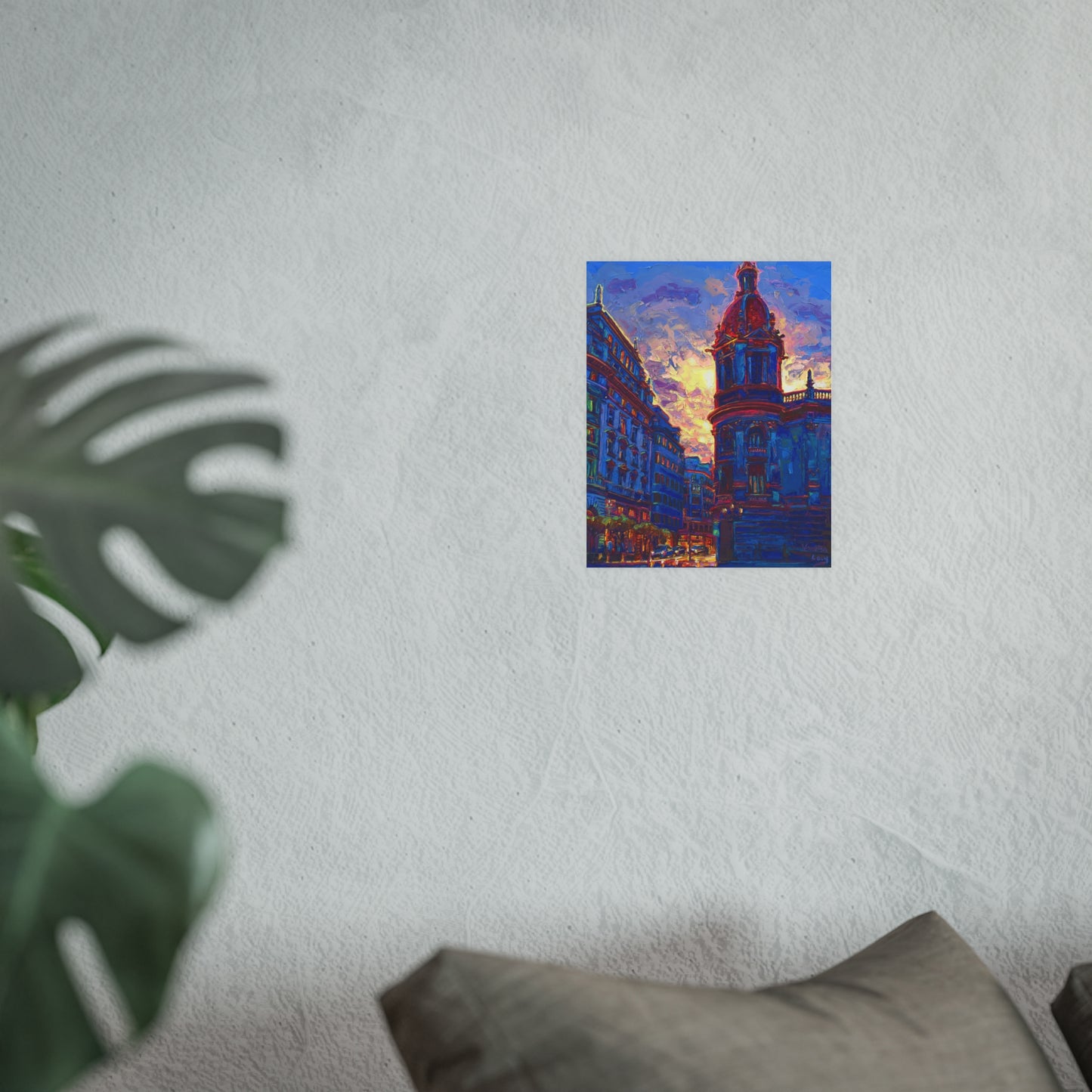 "Sunset in Valencia" Art Print by Vanessa Lacy