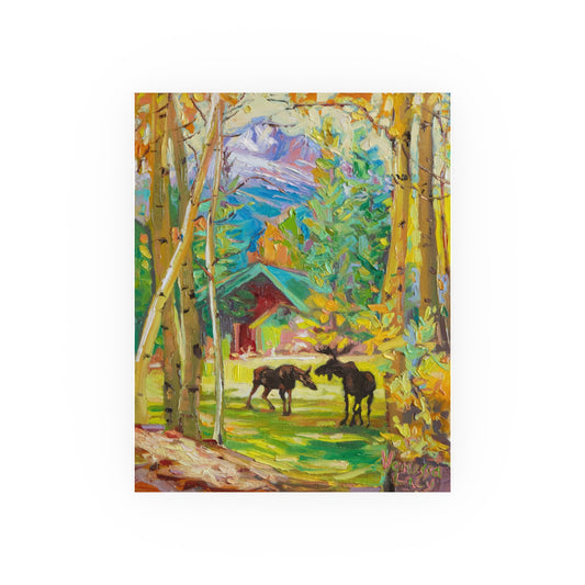 "Aspen's Watchful Herd" Art Print by Vanessa Lacy