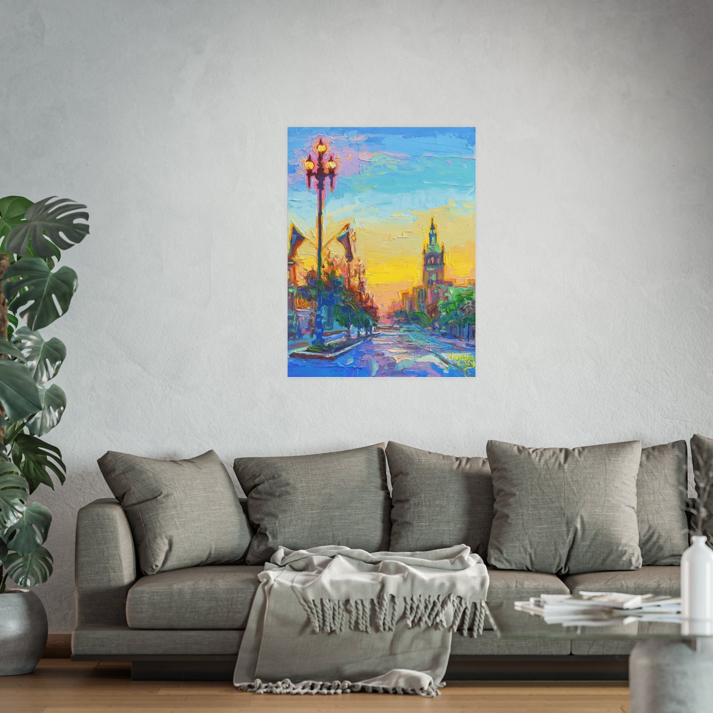 "Plaza Lanterns" by Vanessa Lacy