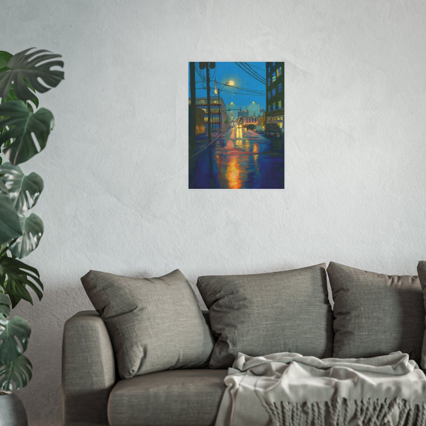 "Crossroads Wet Street" by Vanessa Lacy