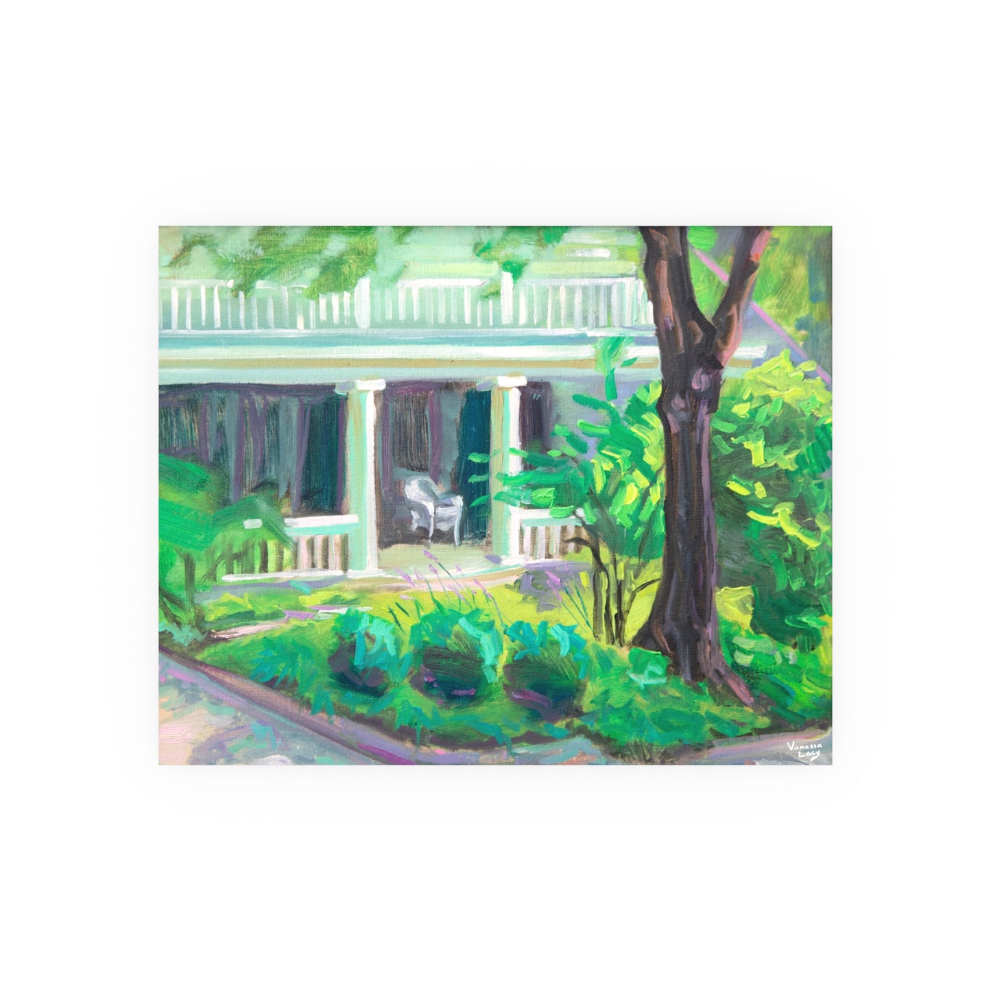 "Weston Porch I" Art Print by Vanessa Lacy