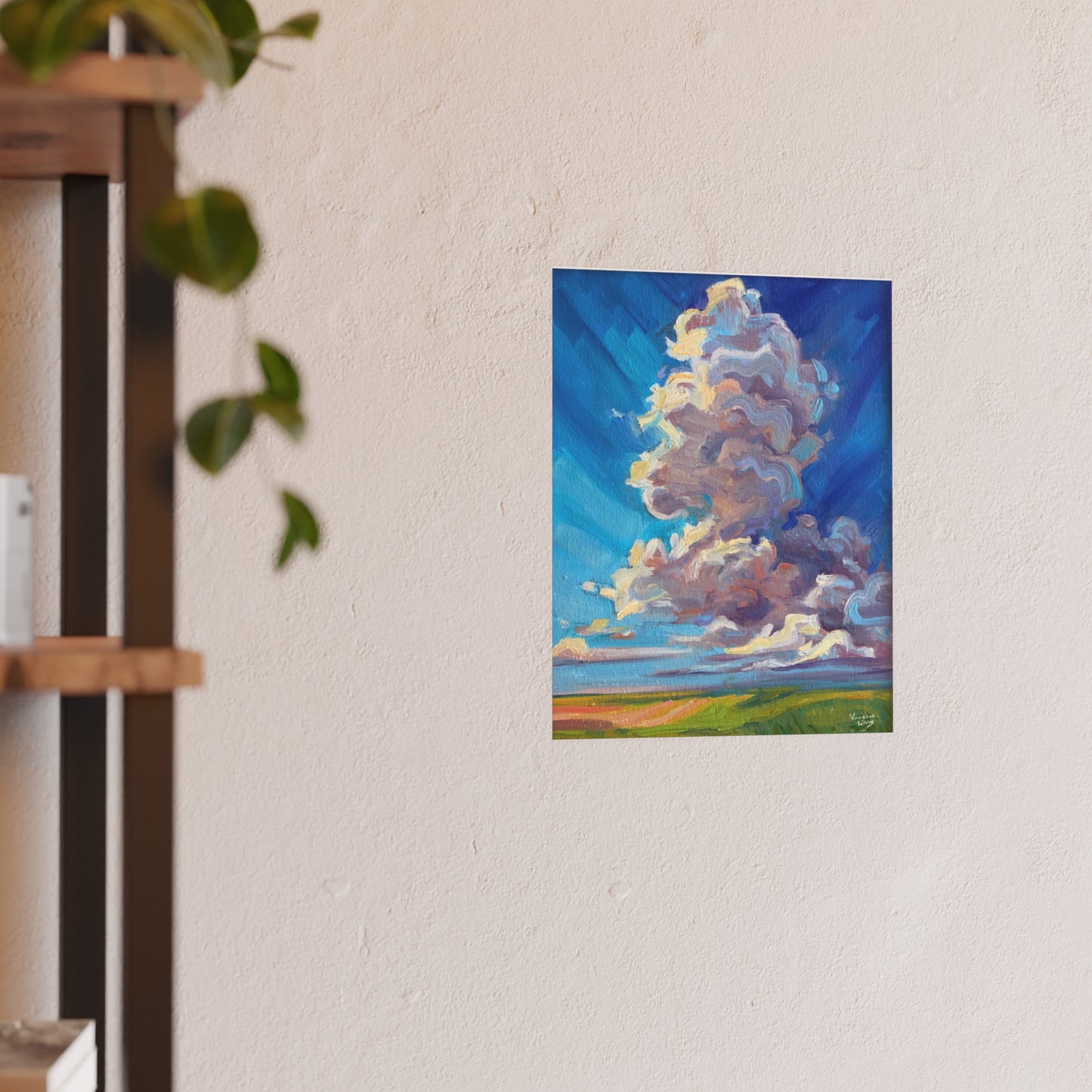 "Cloud Tower"" Art Print by Vanessa Lacy