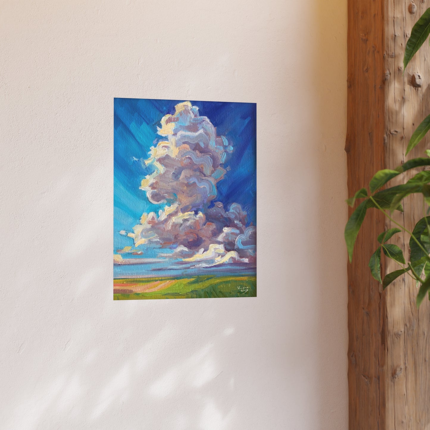 "Cloud Tower"" Art Print by Vanessa Lacy