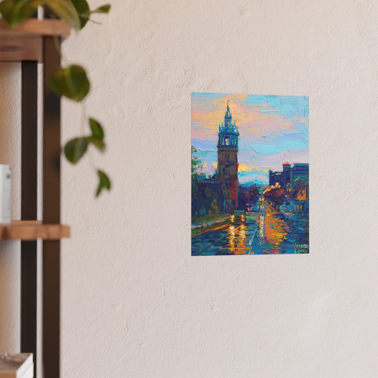 "Candied Plaza" art print by Vanessa Lacy