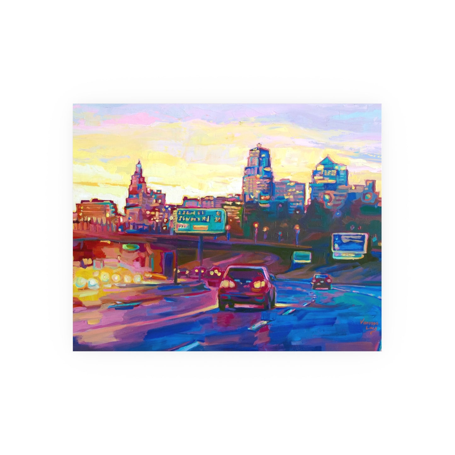 "49 North to KCMO" Fine Art Print by Vanessa Lacy