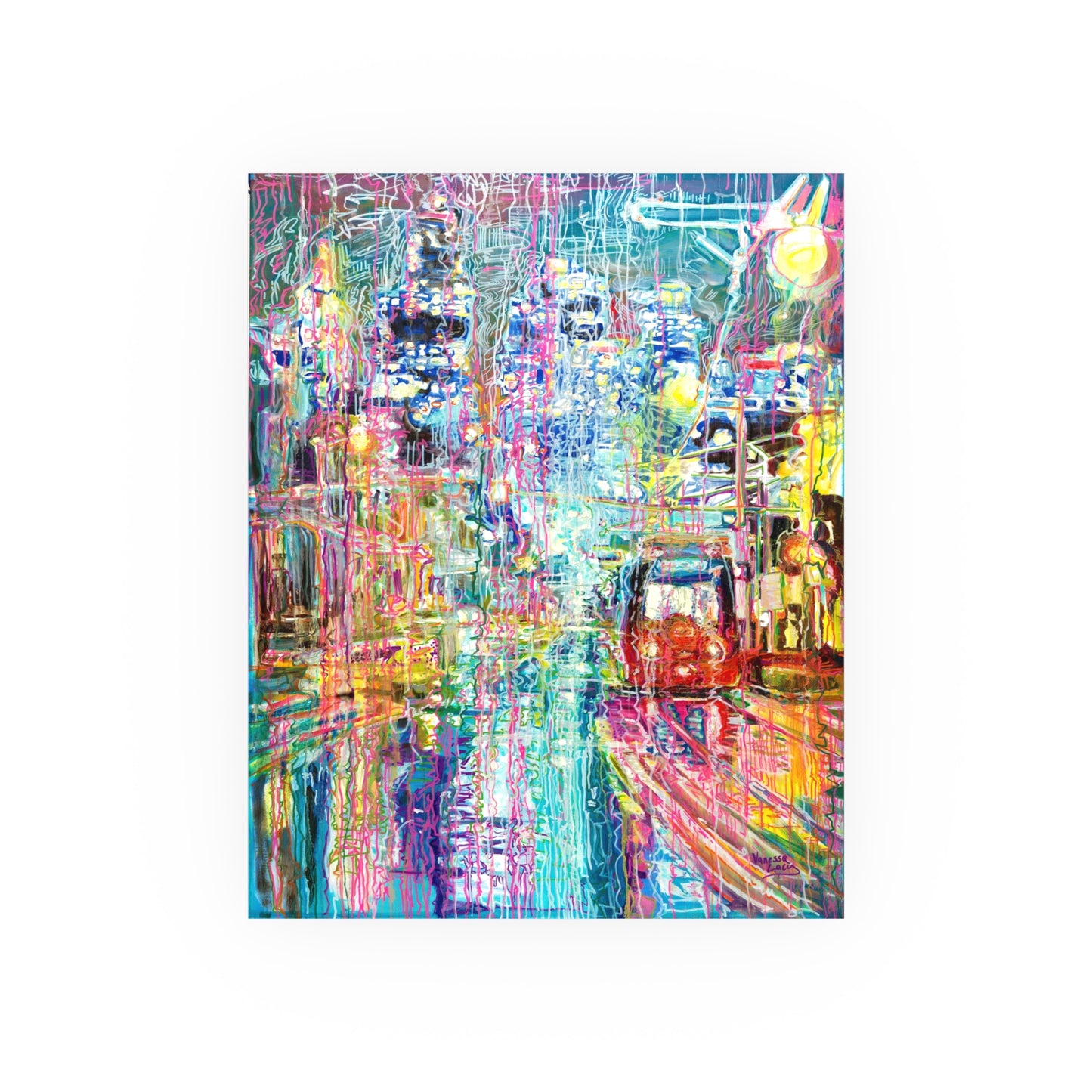"Liquid Horizon" Art Print by Vanessa Lacy