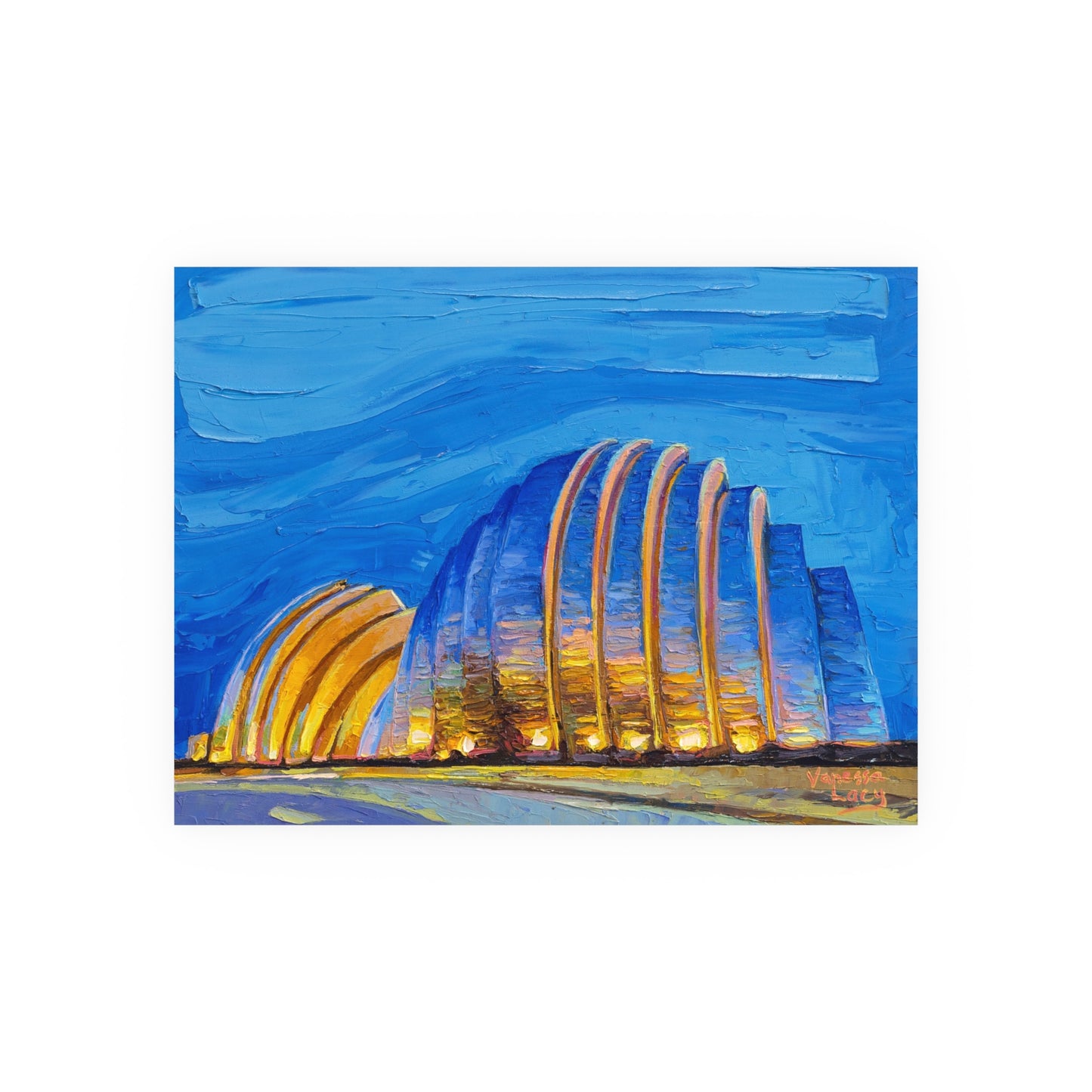 "Blue Kauffman" by Vanessa Lacy