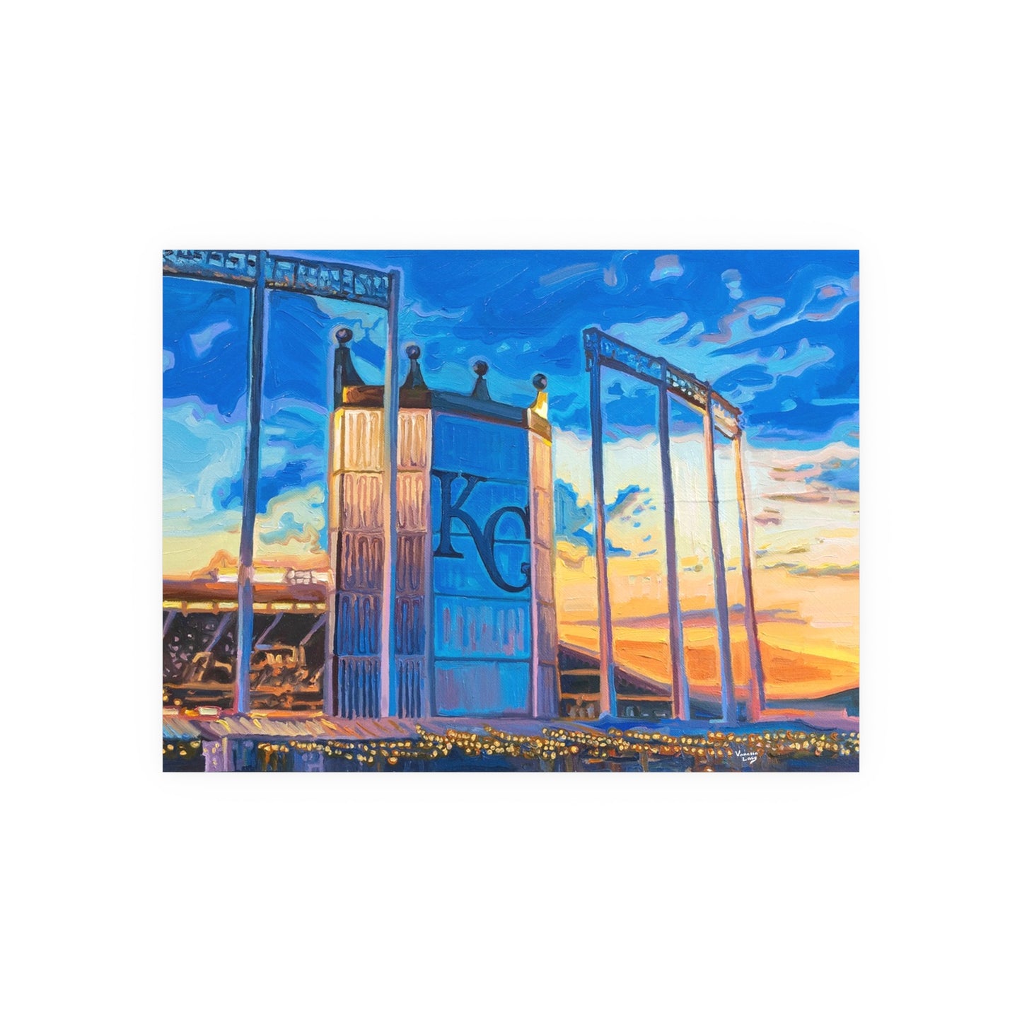 "Sunset Royals" by Vanessa Lacy
