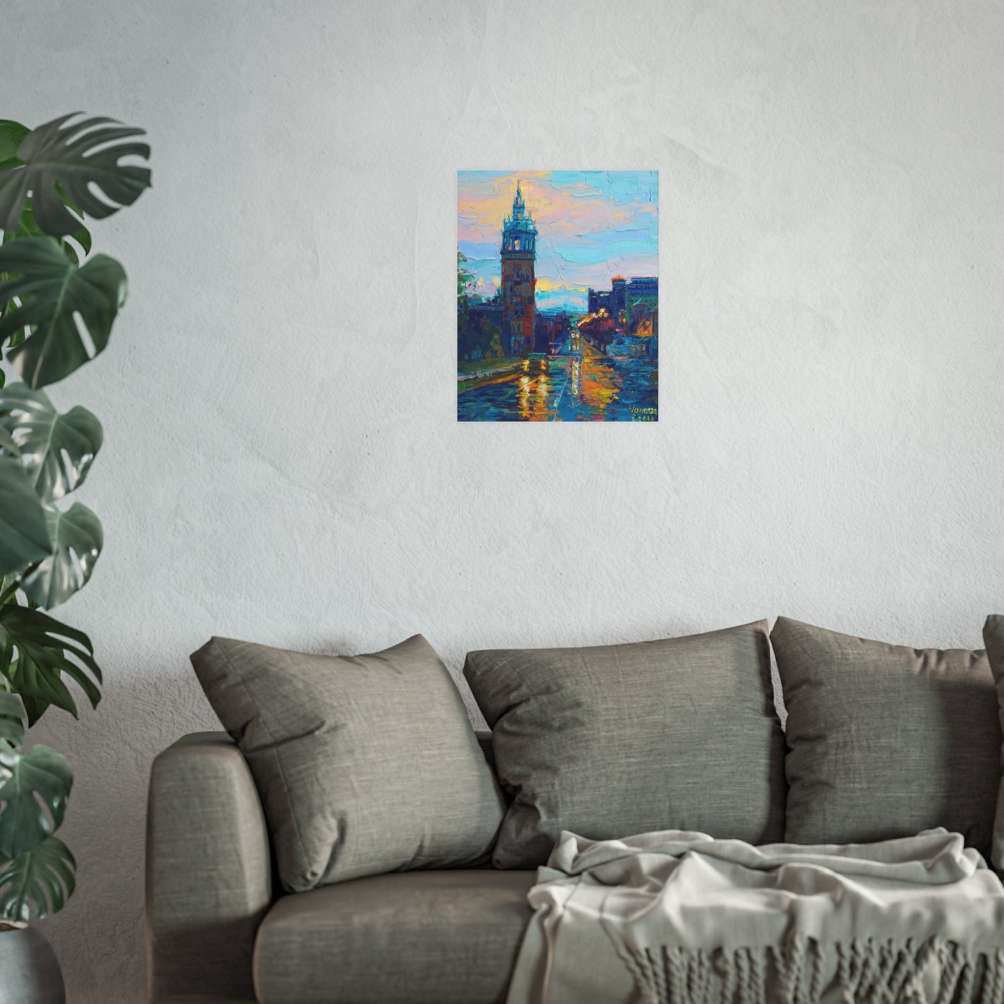 "Candied Plaza" art print by Vanessa Lacy