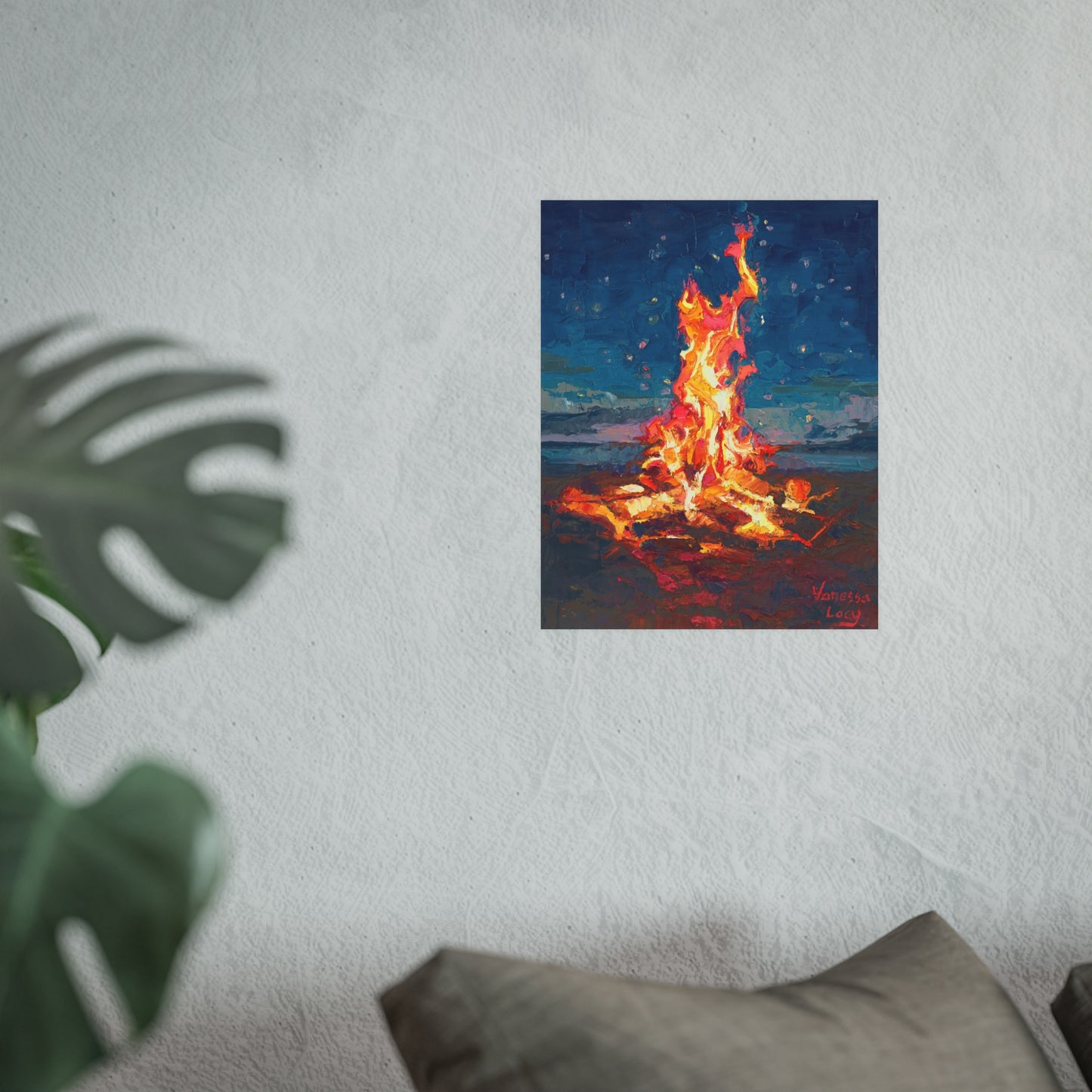 "Keep Warm" Art Print by Vanessa Lacy