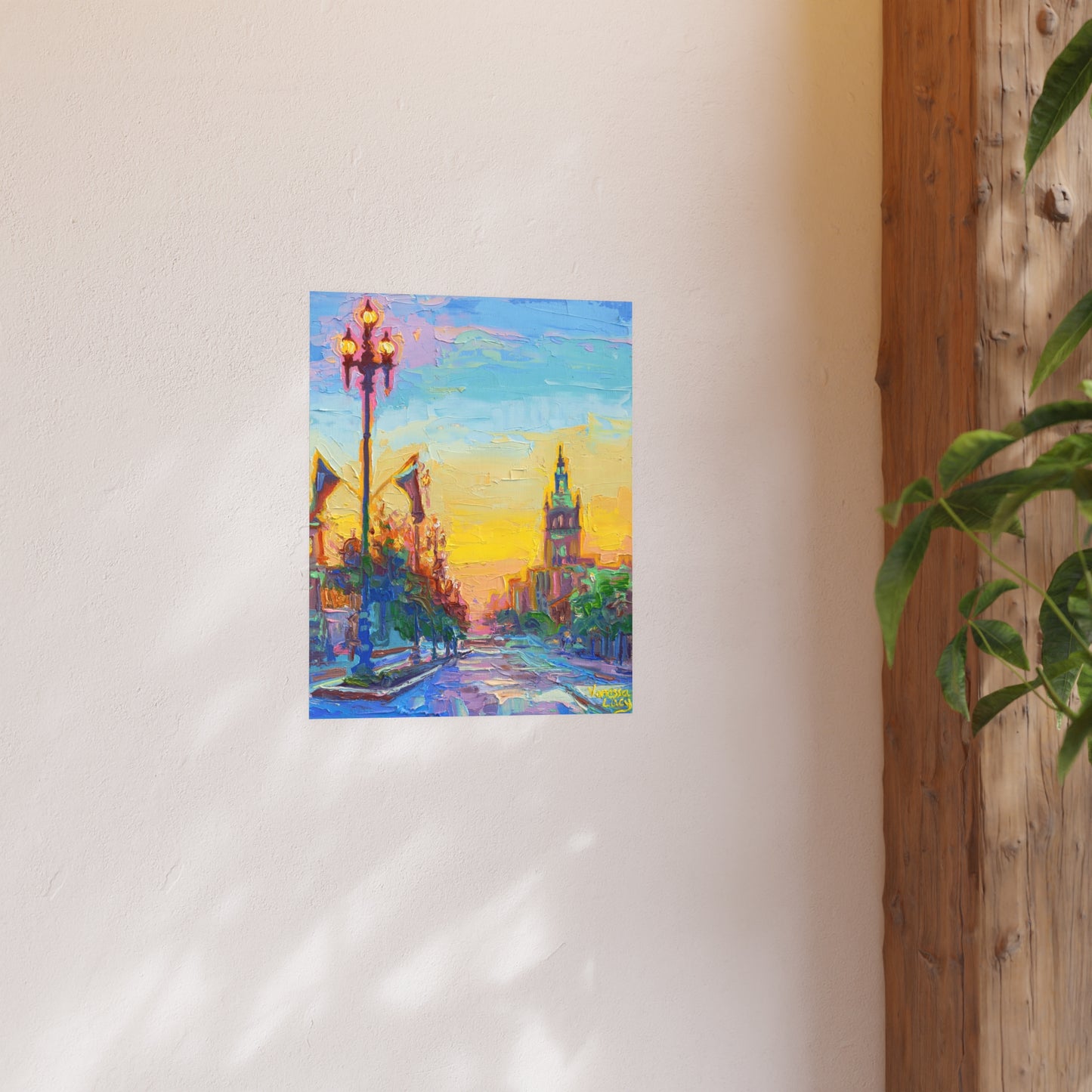 "Plaza Lanterns" by Vanessa Lacy
