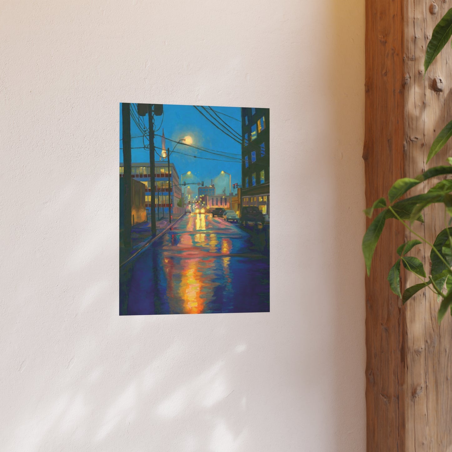 "Crossroads Wet Street" by Vanessa Lacy