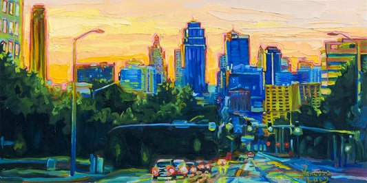 "Candied KCMO" Original Oil Painting by Vanessa Lacy