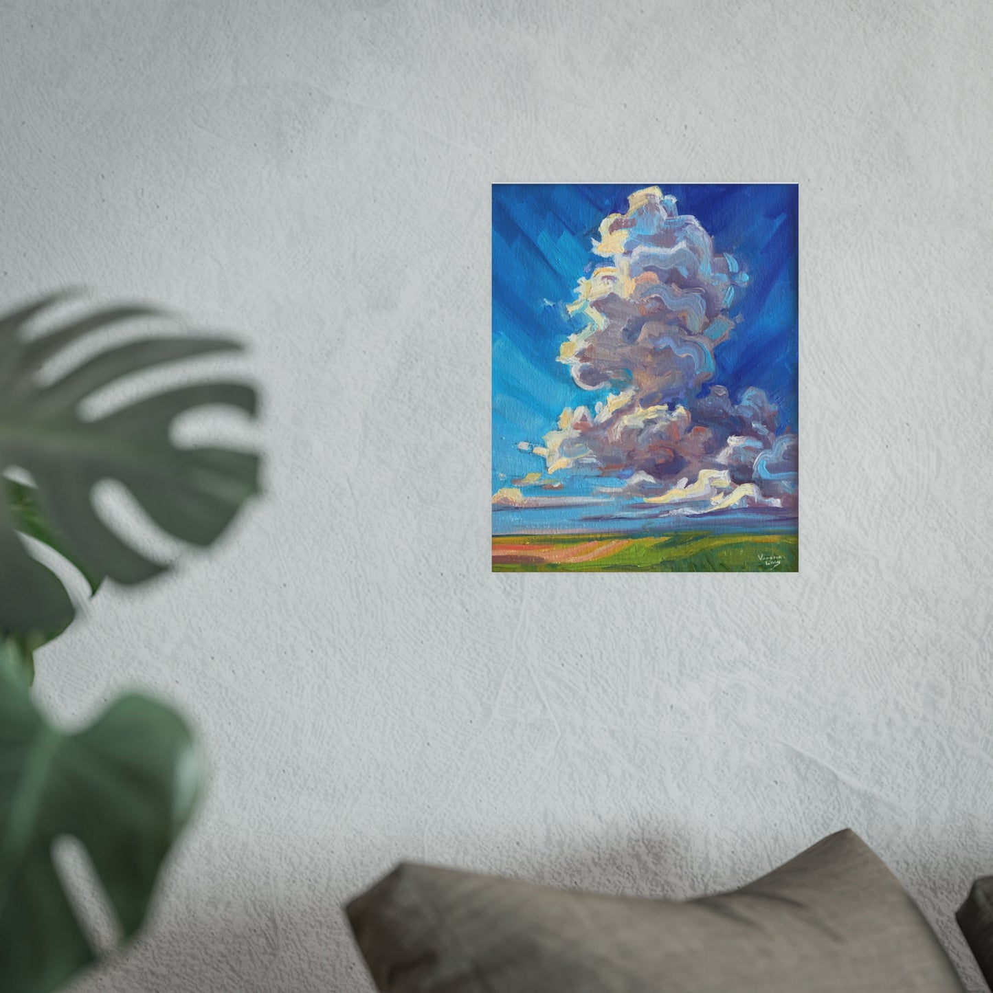 "Cloud Tower"" Art Print by Vanessa Lacy