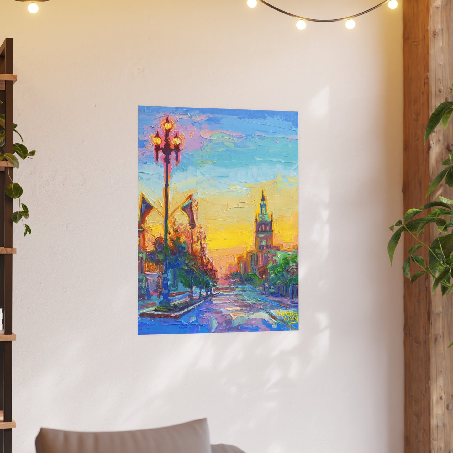 "Plaza Lanterns" by Vanessa Lacy