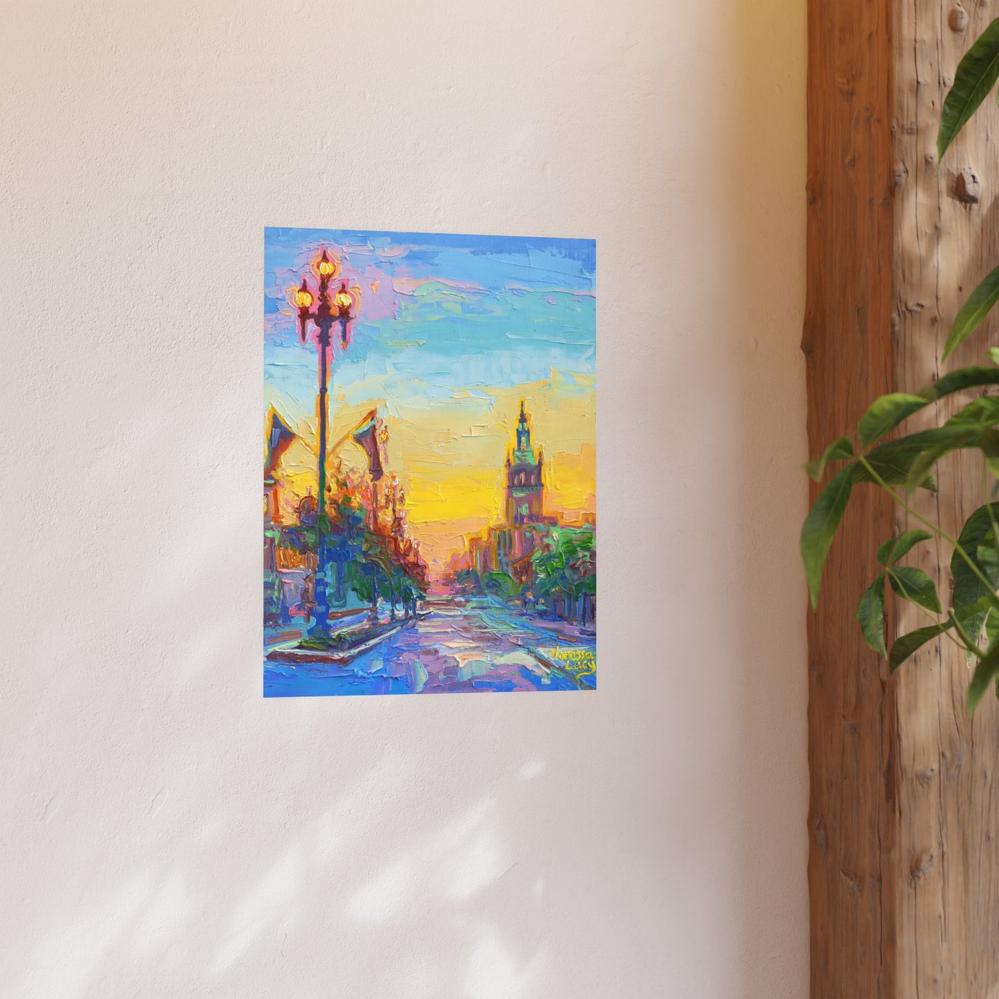 "Plaza Lanterns" by Vanessa Lacy