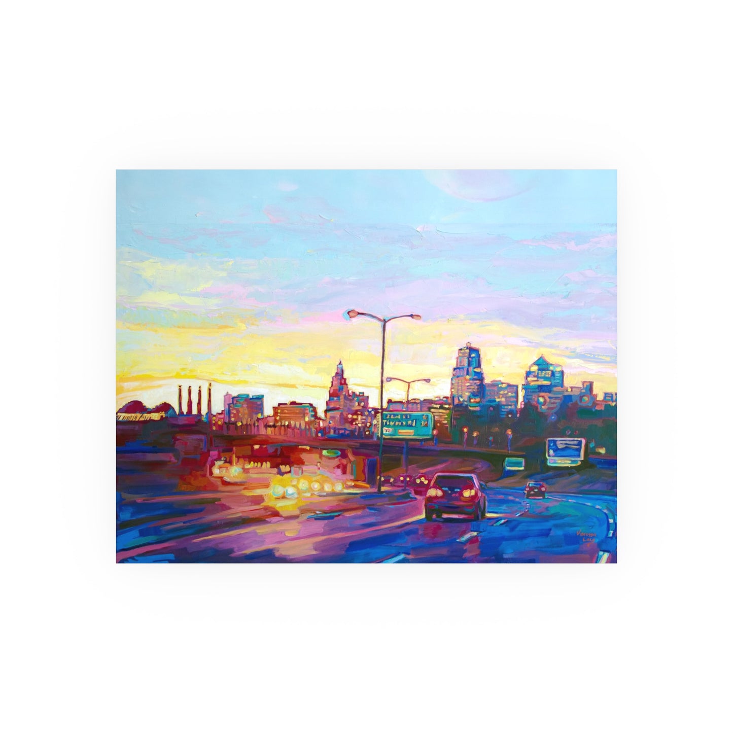 "49 North to KCMO" Fine Art Print by Vanessa Lacy