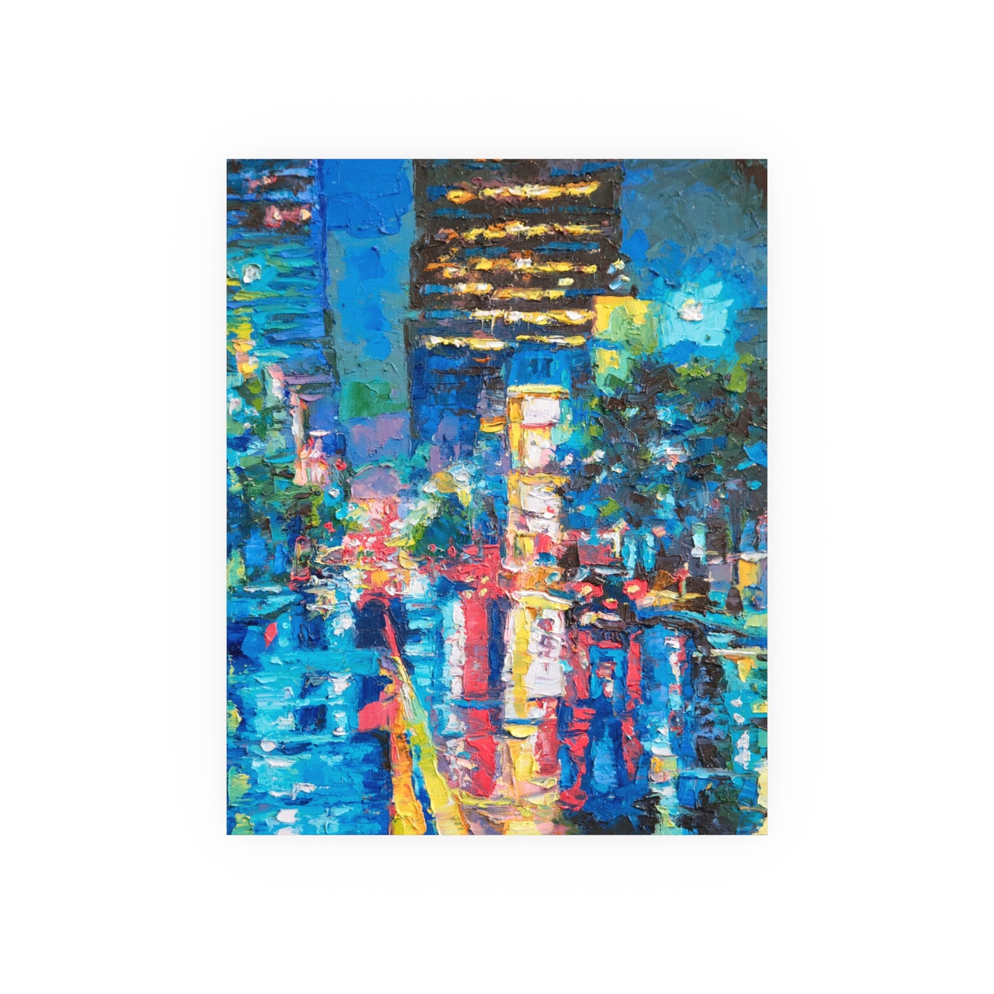 "Wet Streets KC" Art Print by Vanessa Lacy