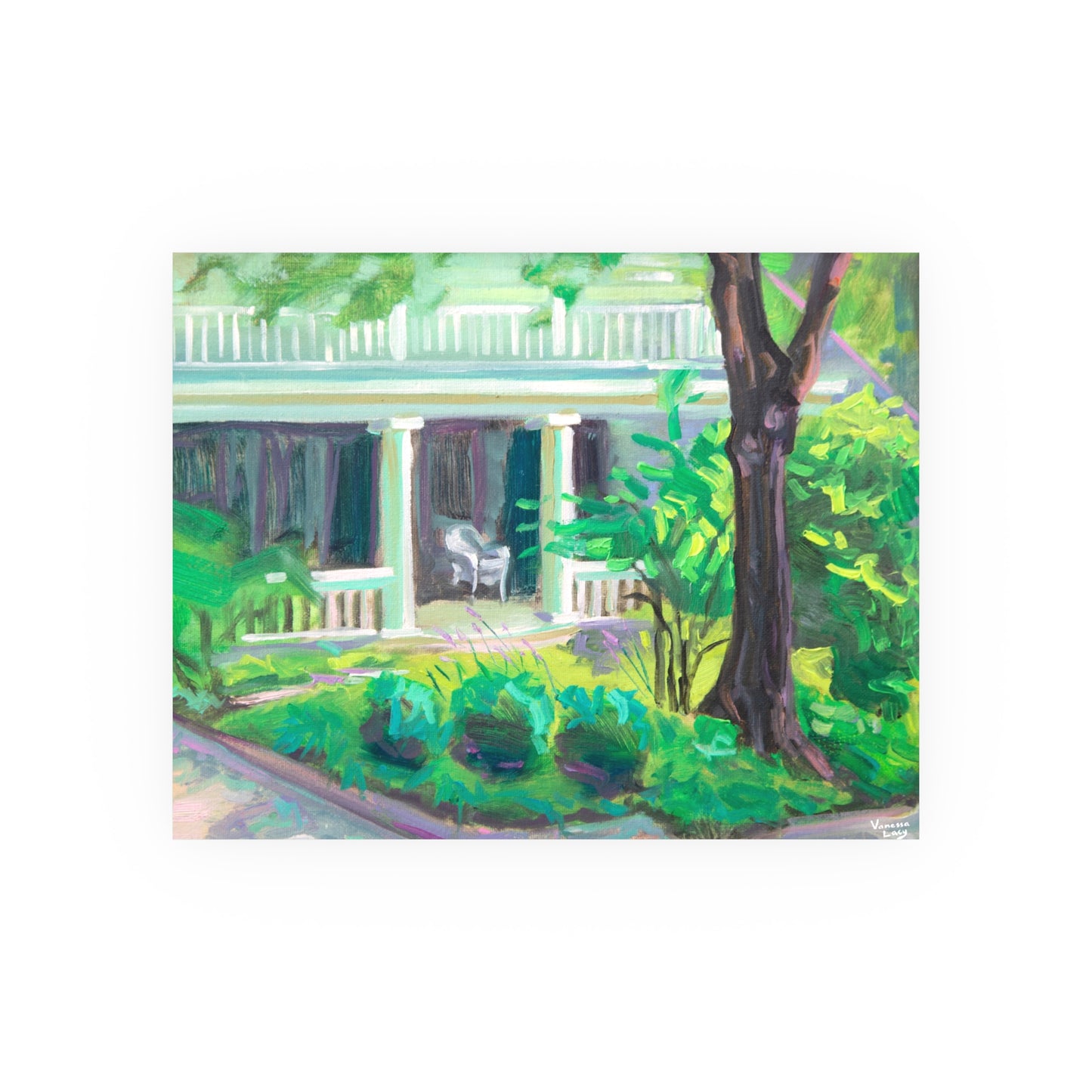 "Weston Porch I" Art Print by Vanessa Lacy