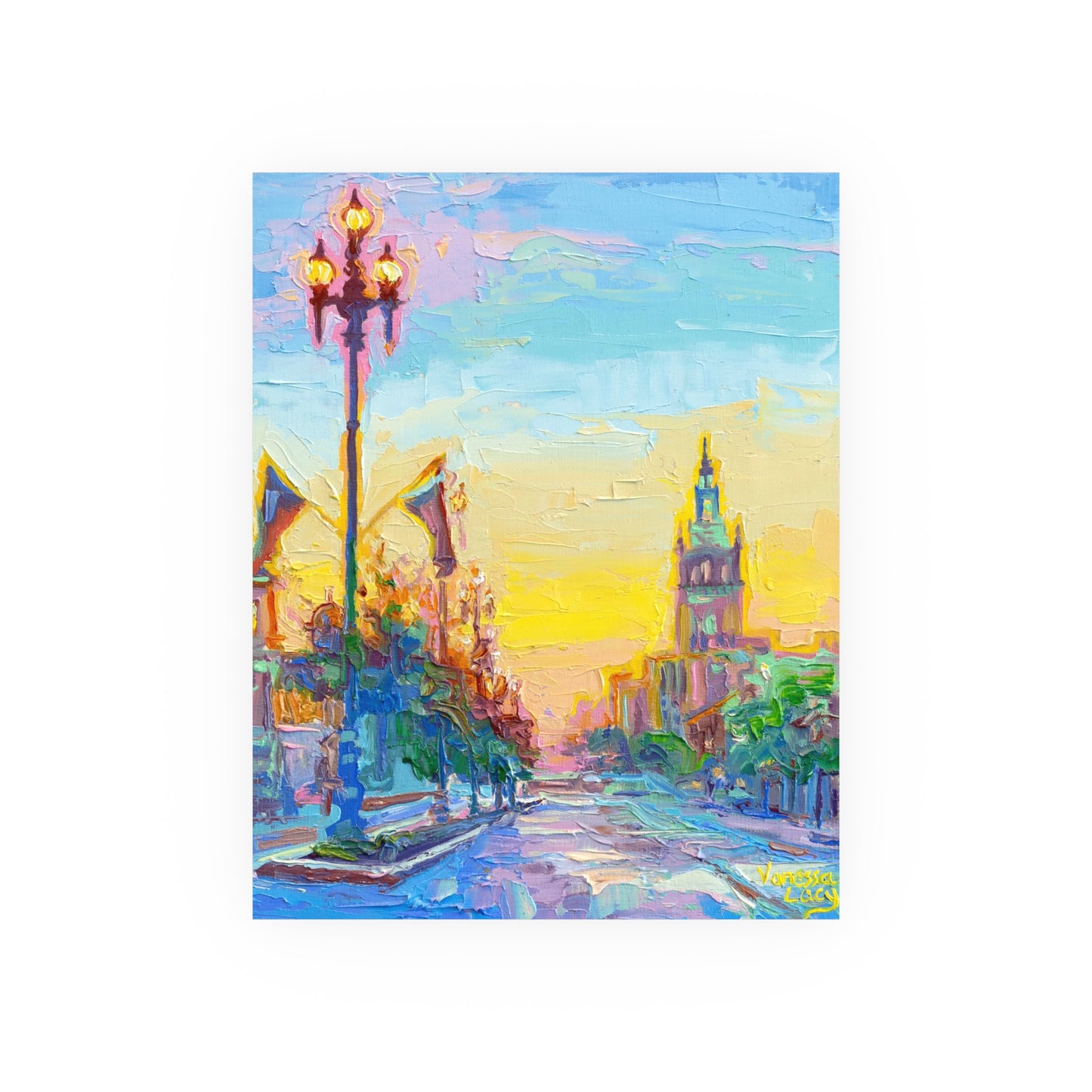 "Plaza Lanterns" by Vanessa Lacy