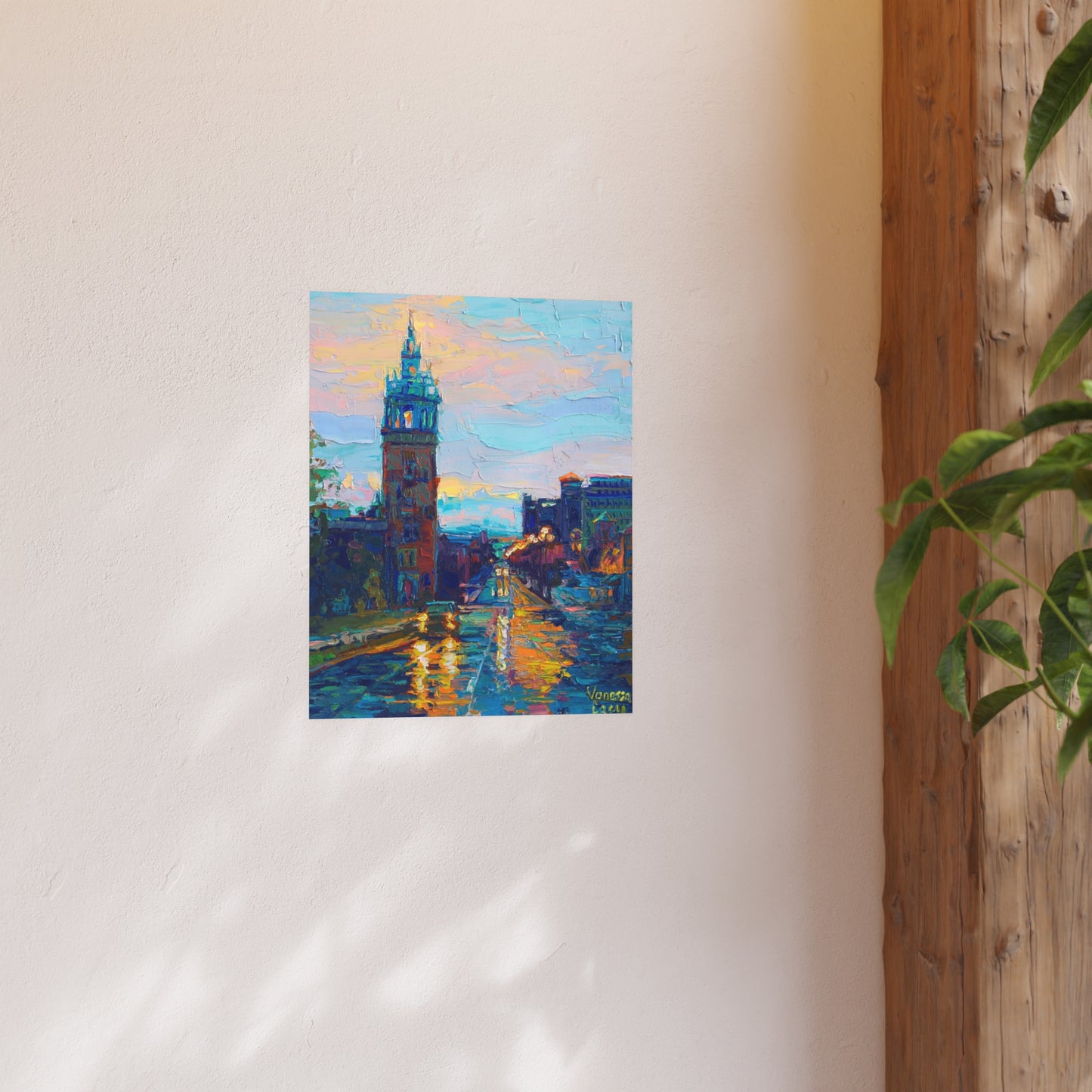 "Candied Plaza" art print by Vanessa Lacy
