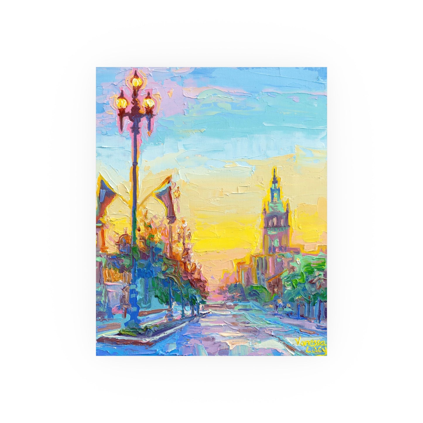 "Plaza Lanterns" by Vanessa Lacy