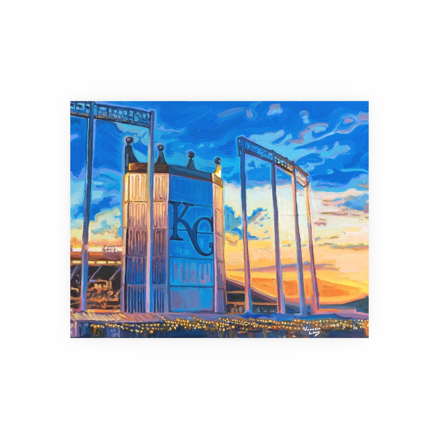 "Sunset Royals" by Vanessa Lacy
