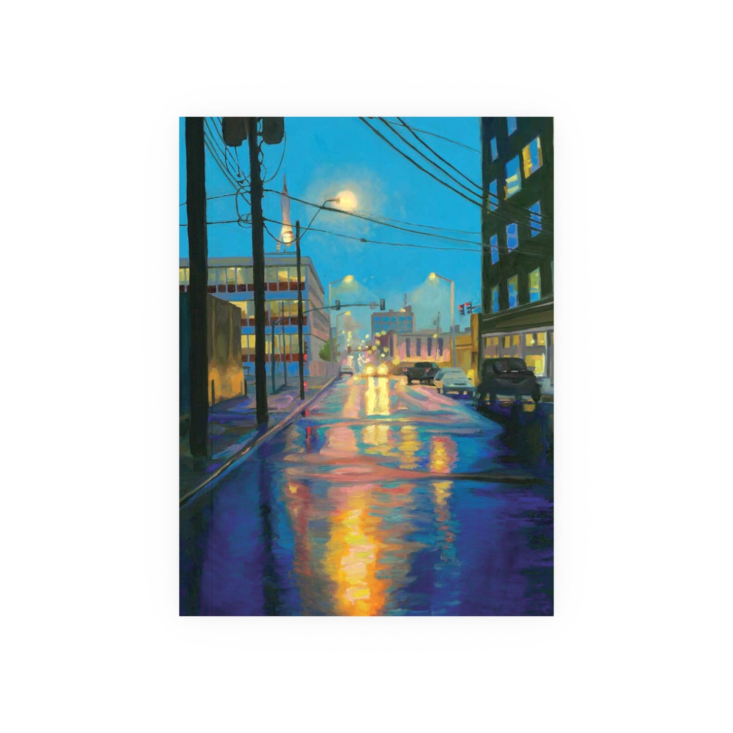 "Crossroads Wet Street" by Vanessa Lacy