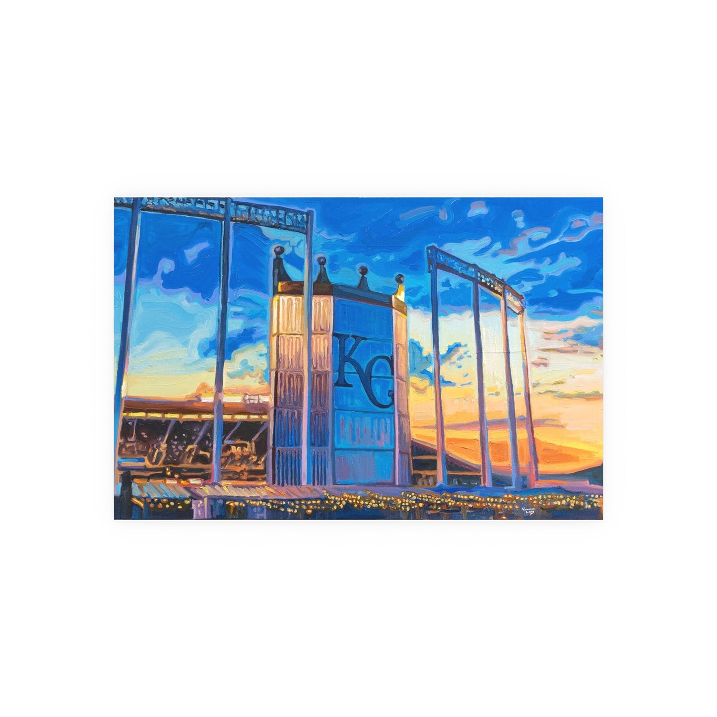 "Sunset Royals" by Vanessa Lacy