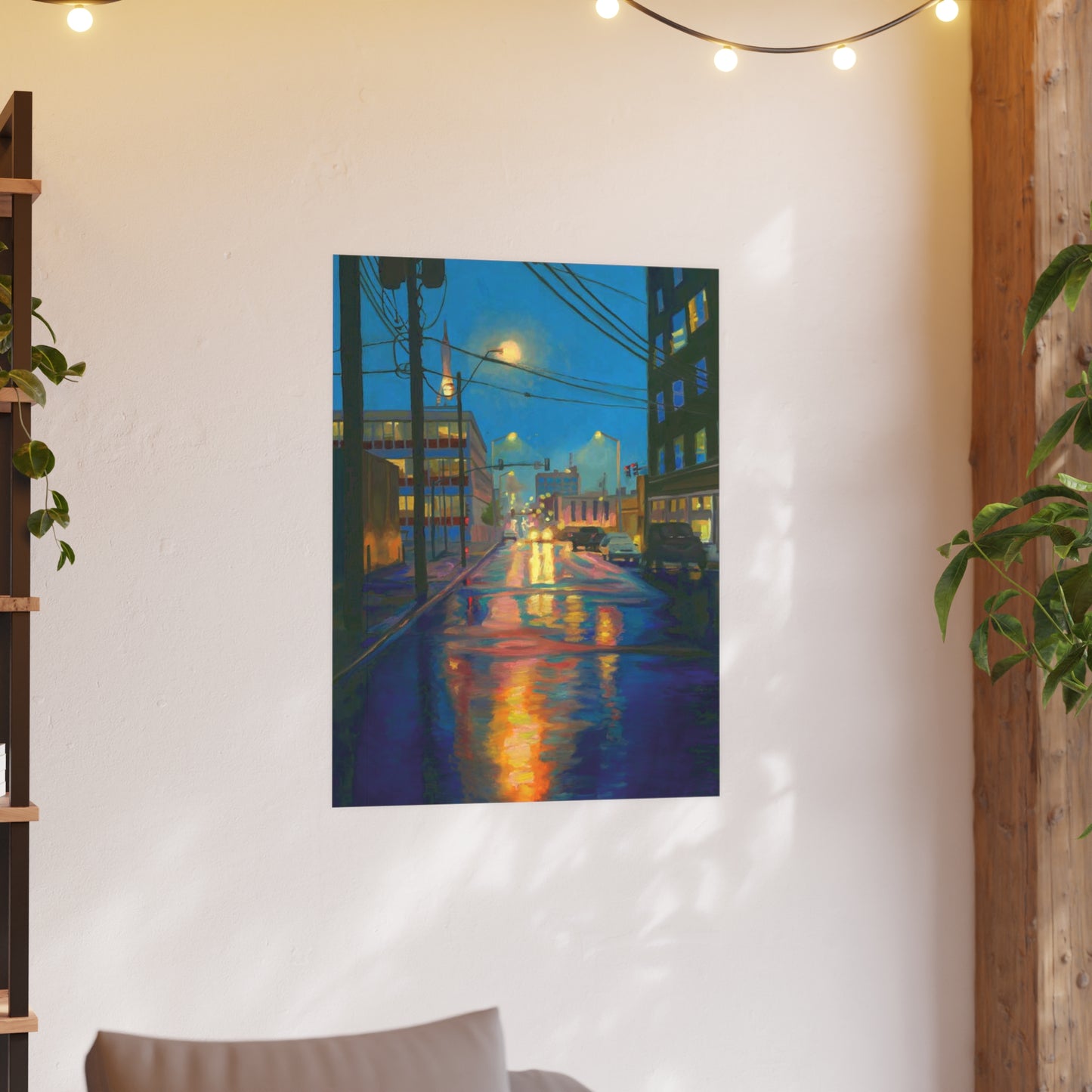 "Crossroads Wet Street" by Vanessa Lacy