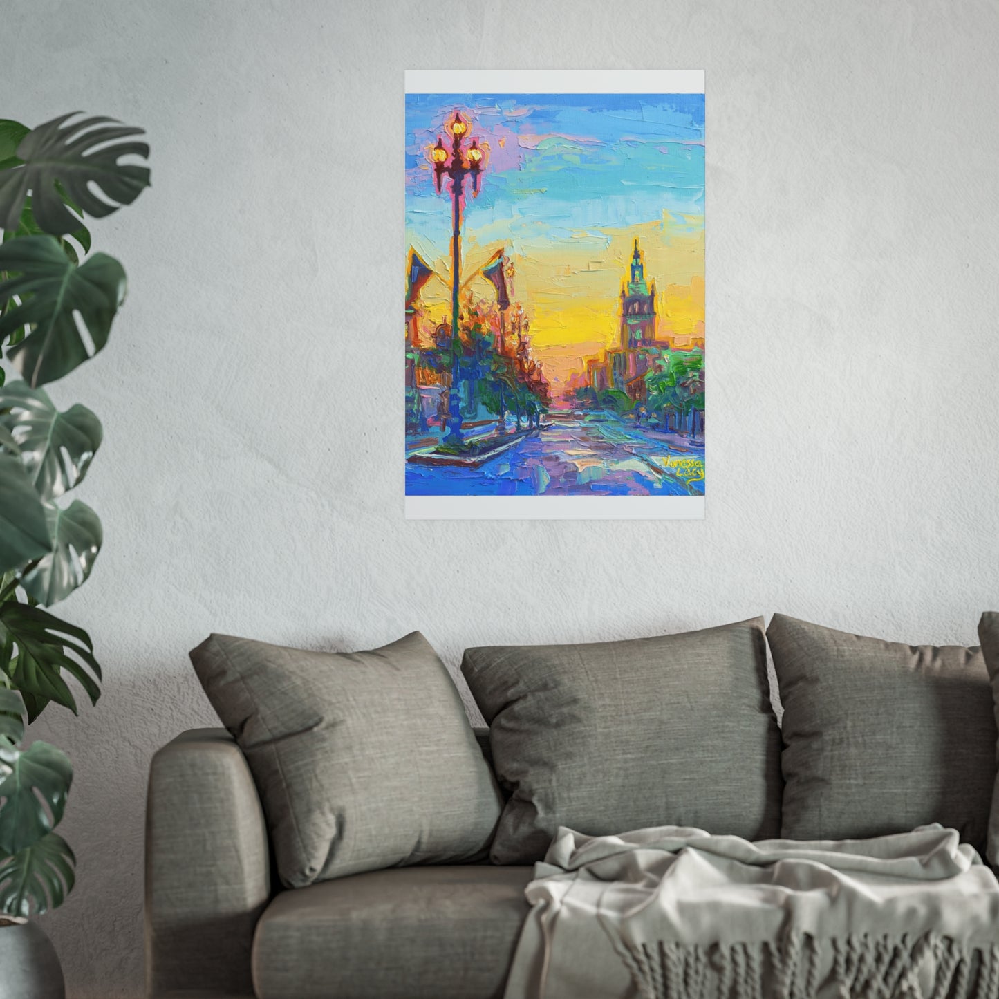 "Plaza Lanterns" by Vanessa Lacy