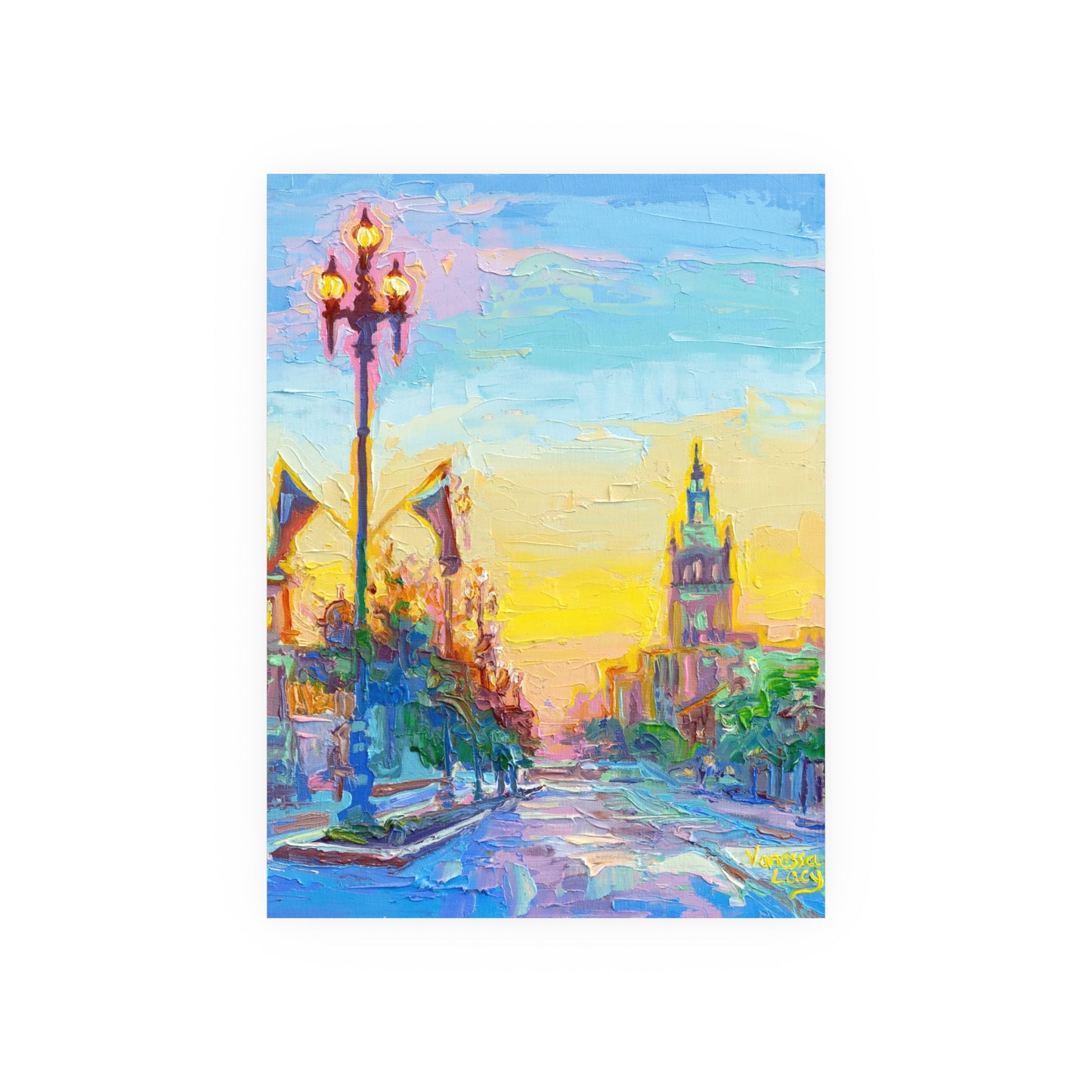 "Plaza Lanterns" by Vanessa Lacy