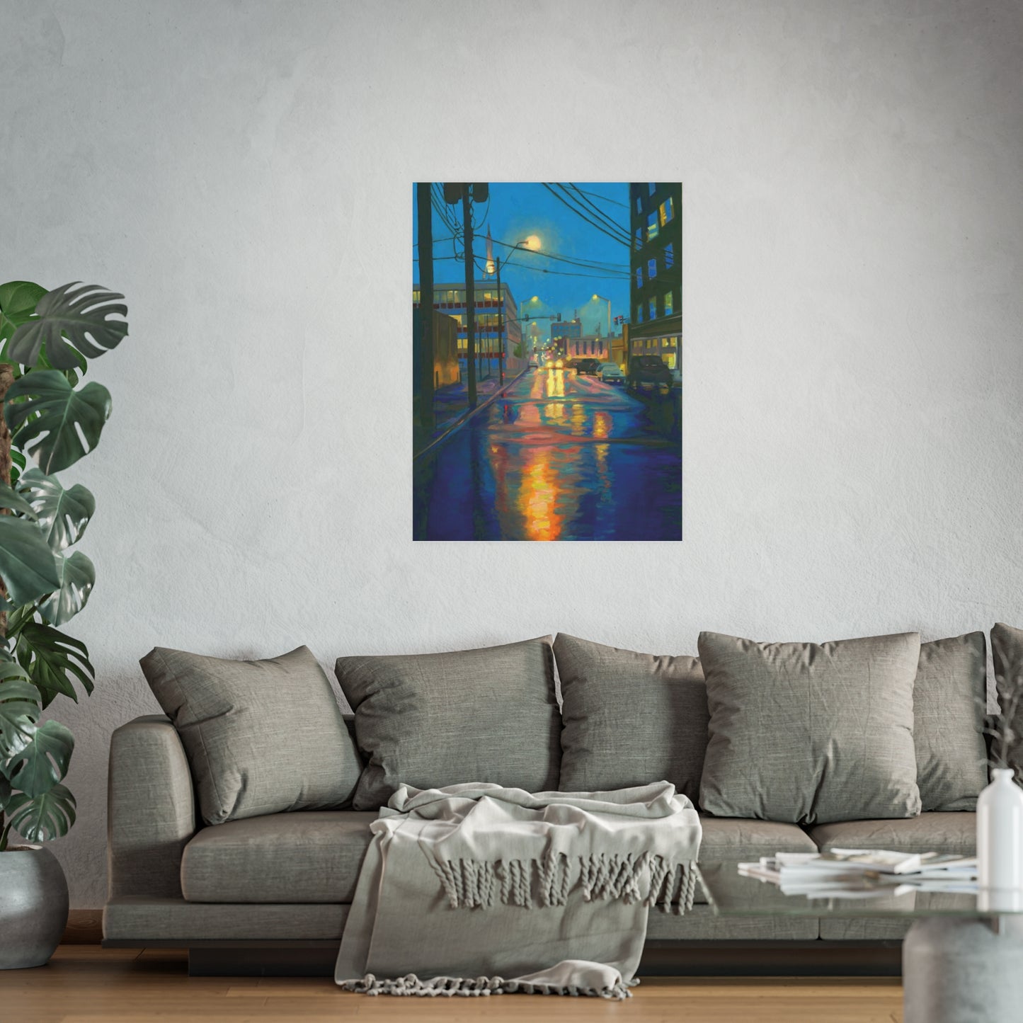 "Crossroads Wet Street" by Vanessa Lacy