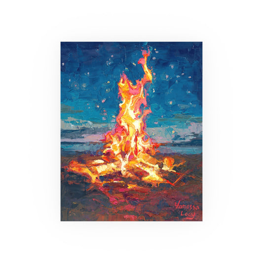 "Keep Warm" Art Print by Vanessa Lacy