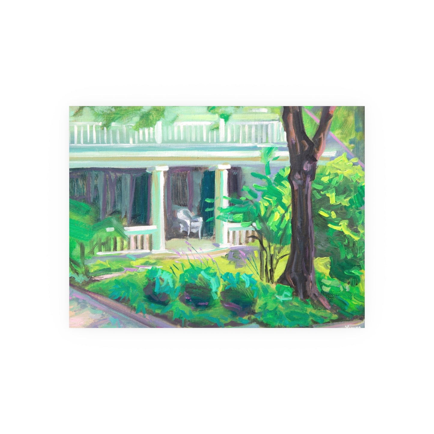 "Weston Porch I" Art Print by Vanessa Lacy