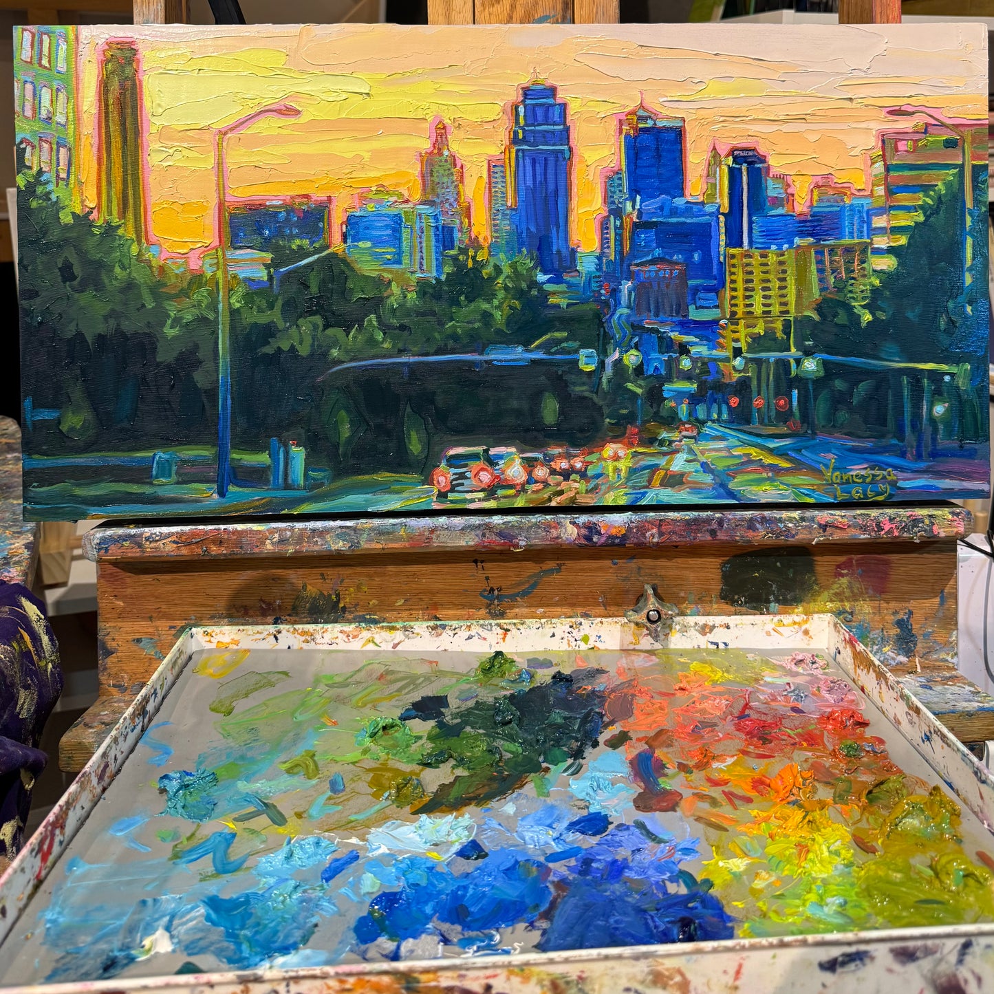 Glowing Cityscapes Painting Workshop 11/8